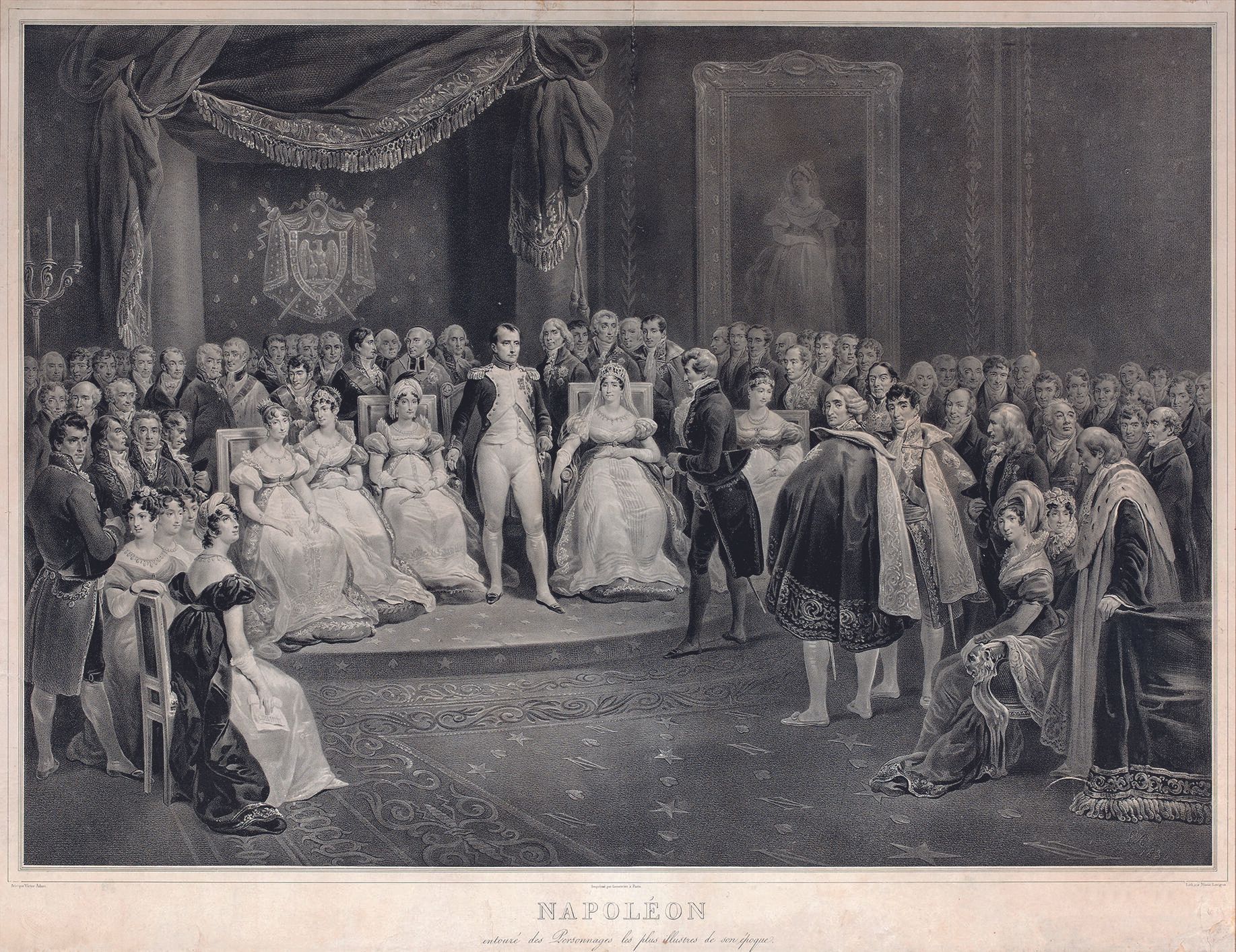 Null - Lithograph after Victor ADAM
Napoleon surrounded by the most famous chara&hellip;