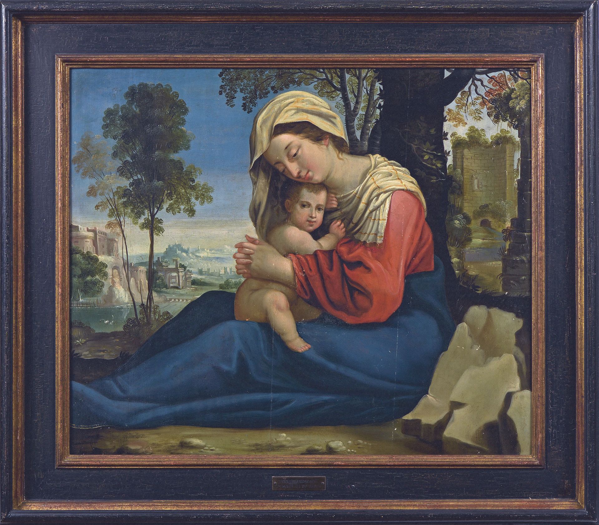 Null ÉCOLE FLAMANDE du début du XVIIe siècle
Vierge à l'Enfant dans un paysage
H&hellip;
