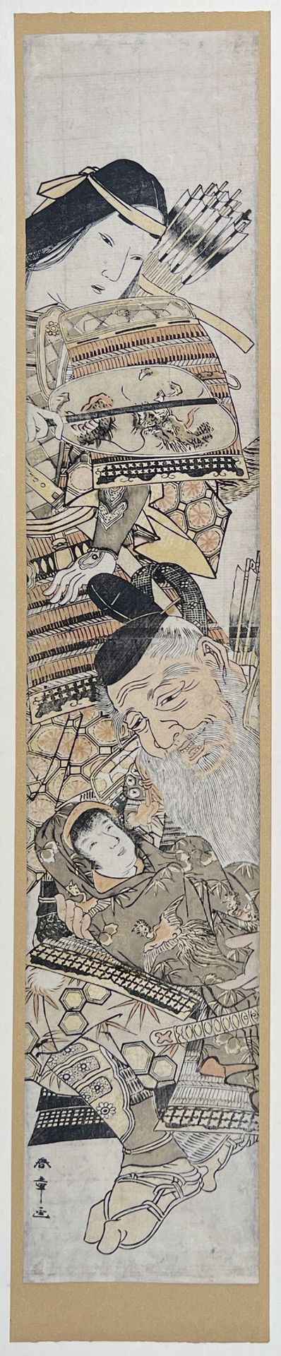 Null Katsukawa Shunsho (1726-1793)
Hashira-e, Kaiserin Jingu Kogo in Rüstung und&hellip;