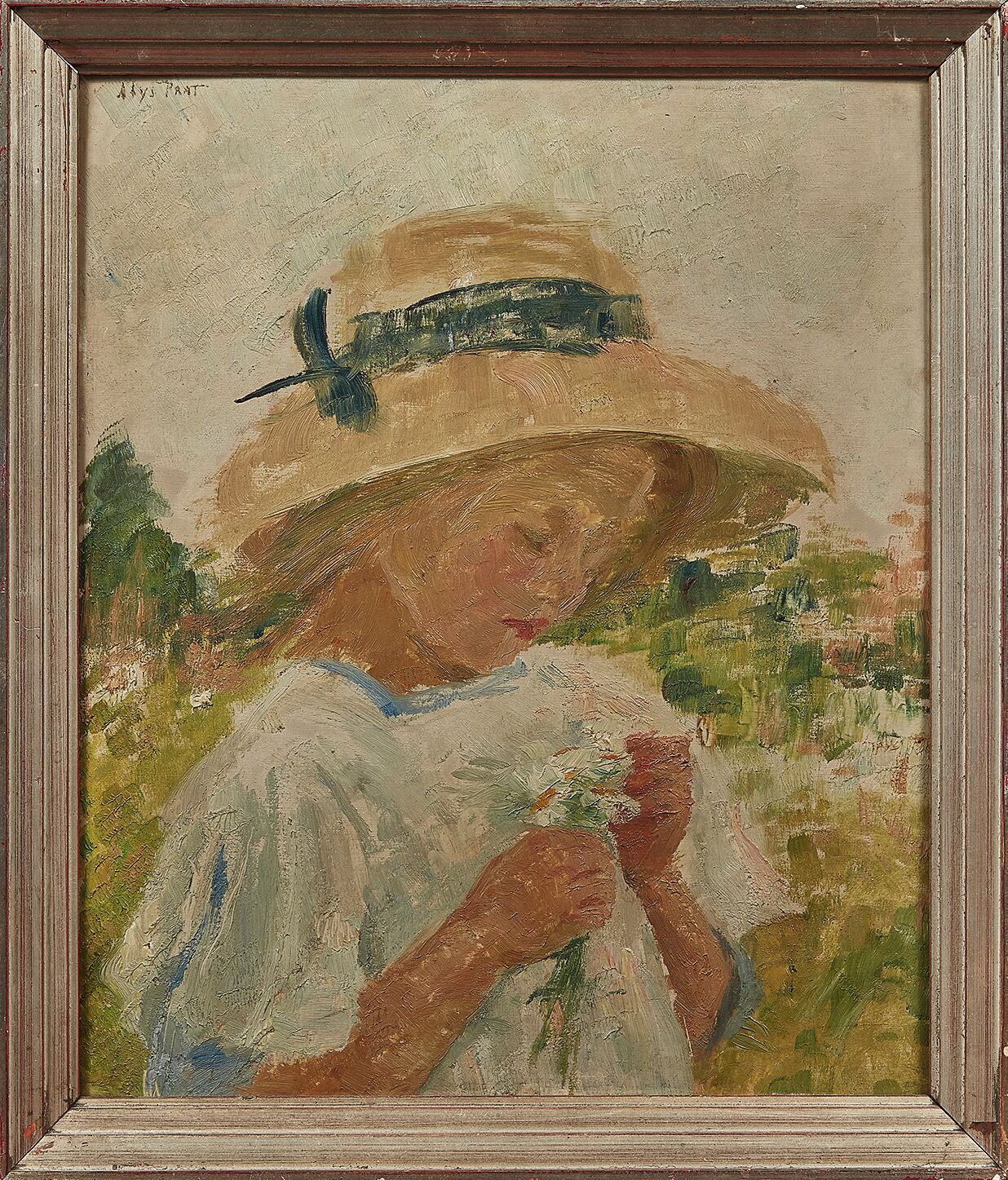 Null 阿丽斯-普拉特(1886-1924)
朱丽叶与雏菊
木板油画，左上角有签名。
41 x 33厘米
展览：1931年5月15日至31日，巴黎，Georg&hellip;