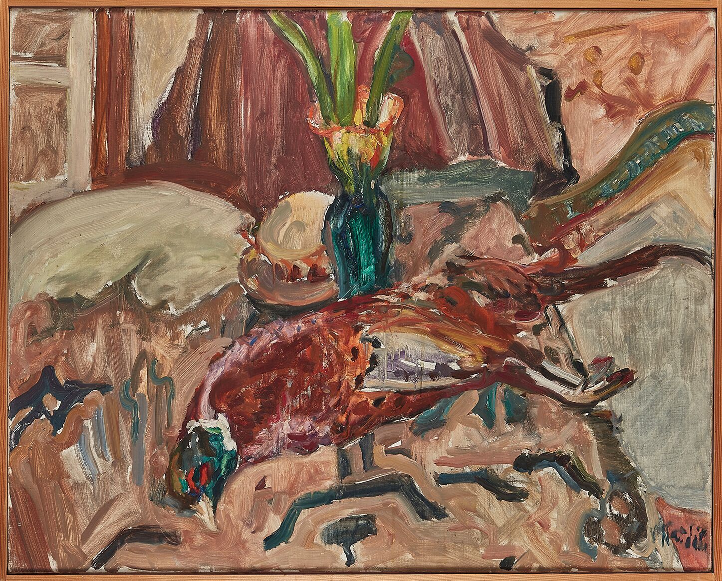 Null Vladimi NAIDITCH (1903-1980)
静物画与野鸡
布面油画，右下方有签名。
65 x 81厘米
出处：1989年6月23日在巴黎&hellip;
