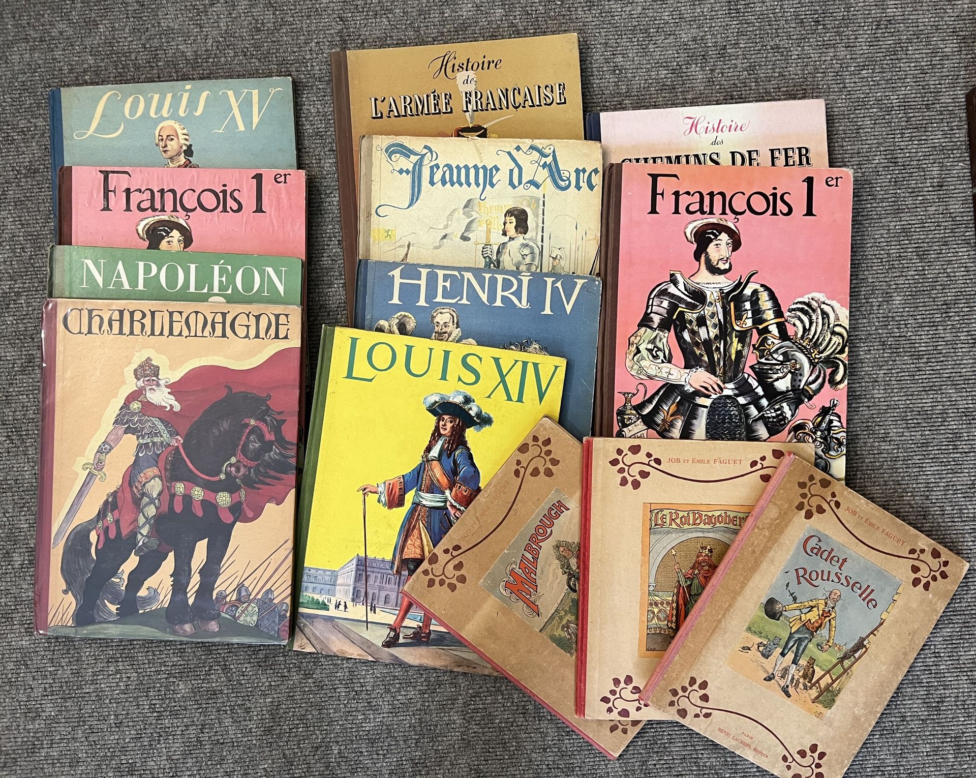 Null DIX VOLUMEN :
Sammlung Albums de France :
Jeanne d'Arc
Heinrich IV.
Ludwig &hellip;