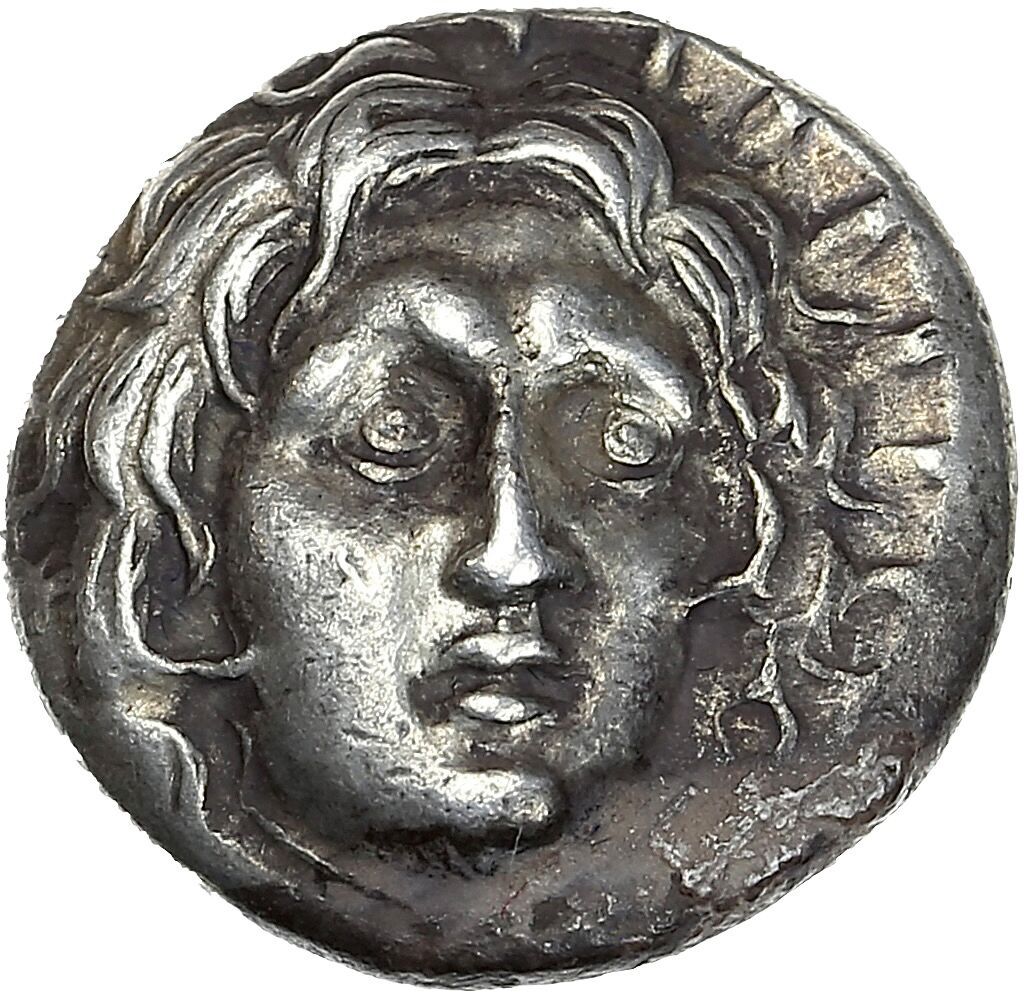 Null KARIENINSELN
Rhodos 
Didrachme (304-167 v. Chr.). 6,65 g.
Kopf des Helios i&hellip;