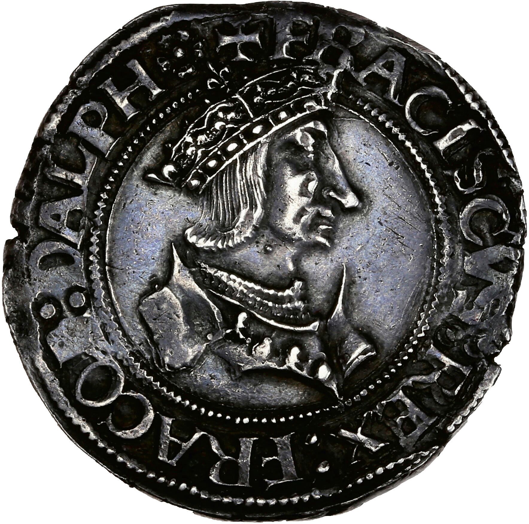 Null FRANCO I (1515-1547)
Teston du Dauphiné, 4° tipo. Grenoble.
D. 826.
Proveni&hellip;