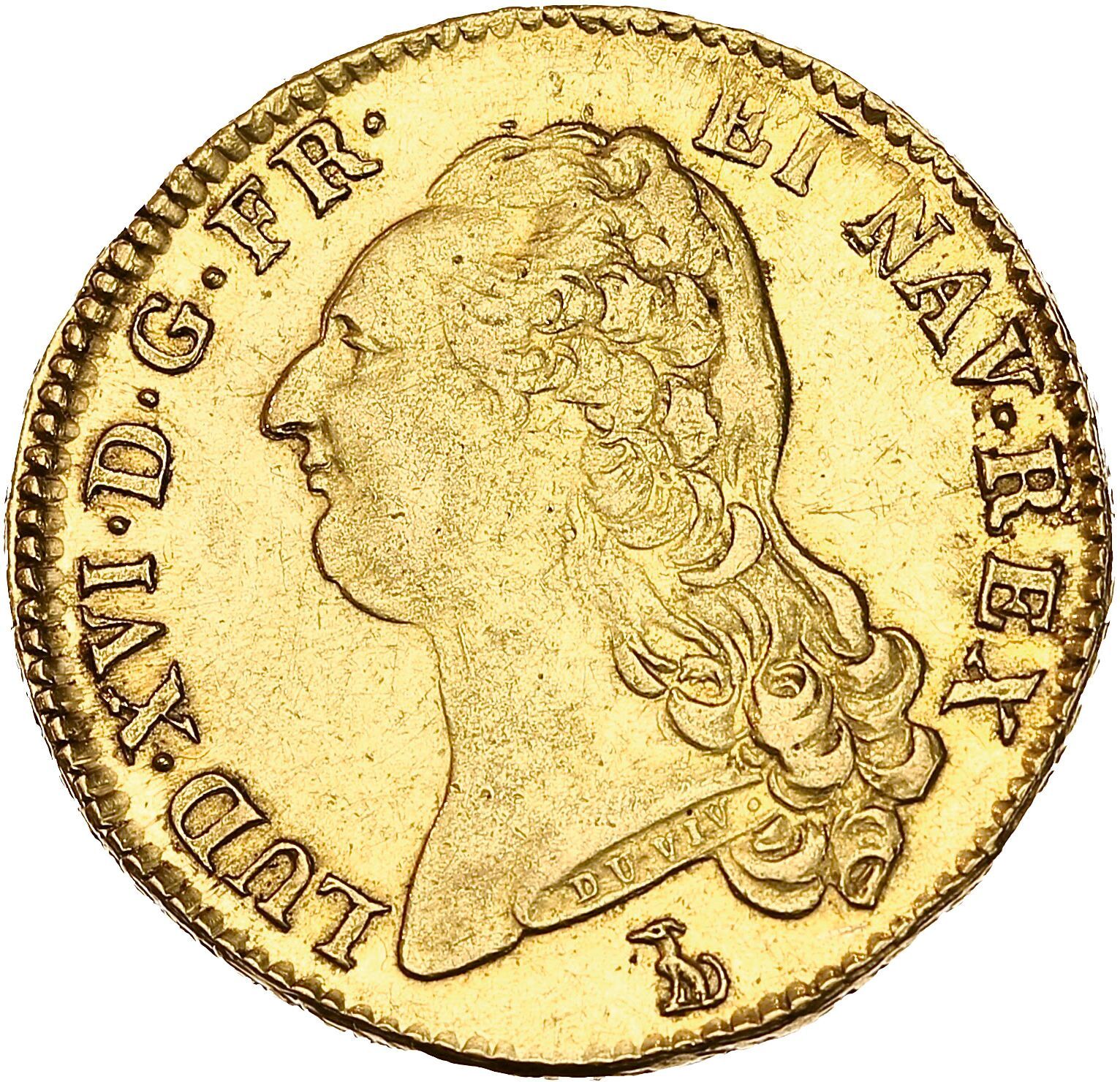 Null LOUIS XVI (1774-1793)
Doppelter Goldlouis mit nackter Büste. 1786. Nantes. &hellip;