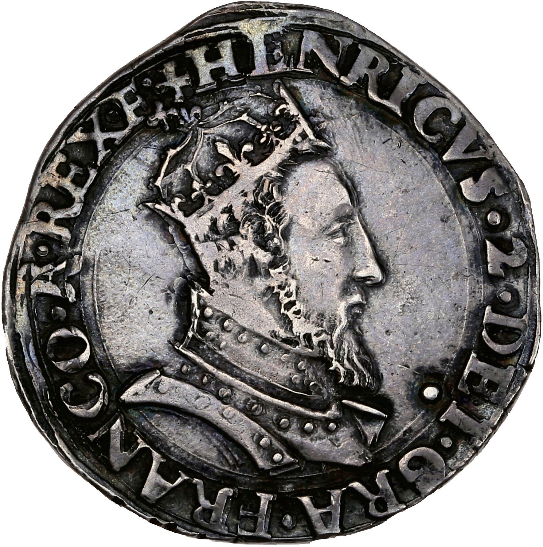Null HENRI II (1547-1559)
Teston, 1er tipo. 1551. Lyon.
D. 981.
TTB a soberbio.