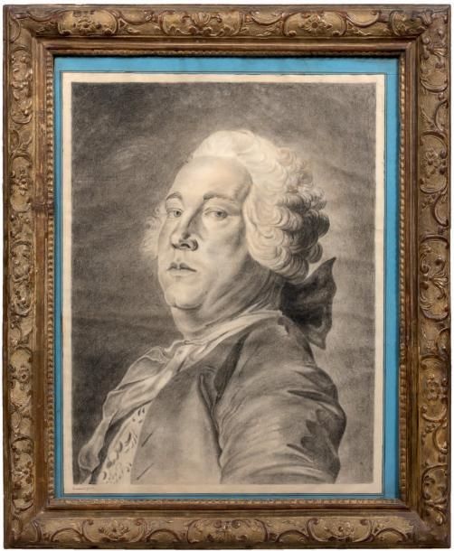 École FRANÇAISE du XVIIIe siècle Portrait présumé de Monsieur de La Reynière, ch&hellip;