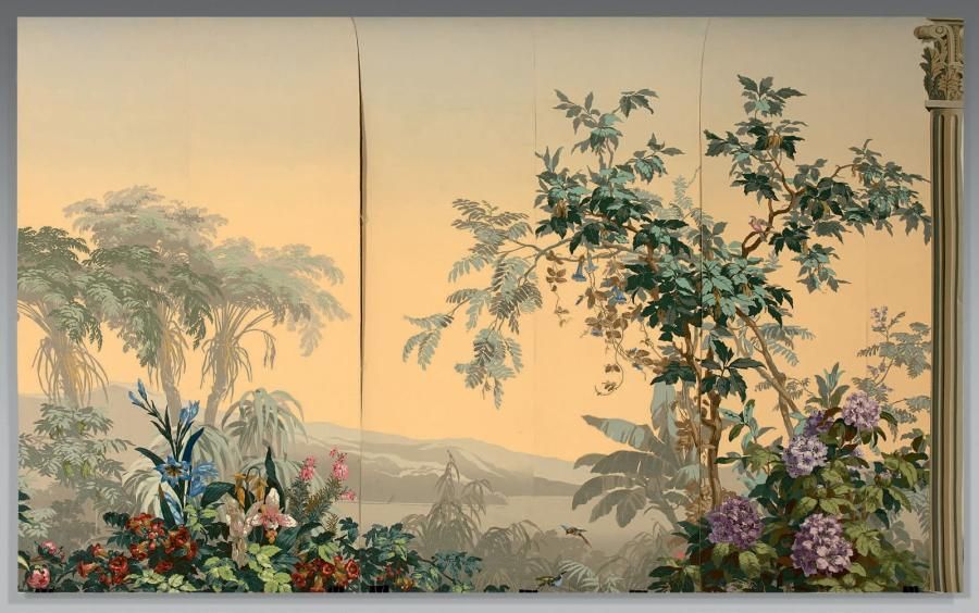 Null Papier peint panoramique de la manufacture Zuber: Isola Bella.
Retirage ver&hellip;