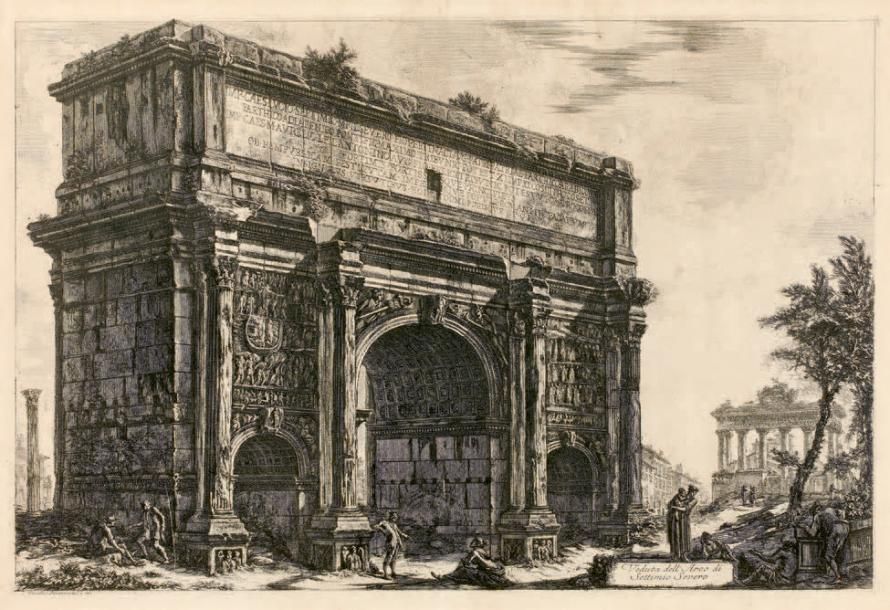 Giovanni Battista PIRANESI 
Veduta del tempio ottangolare di Minerva Medica, pla&hellip;