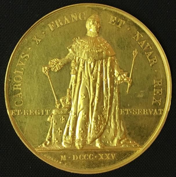 Null * Sacre de Charles X, 1825, médaille des représentants des provinces par Ga&hellip;