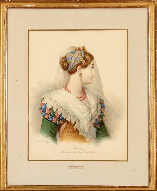 Charles de CHATILLON (1777-1844) Portrait de Victoria, dite la Rose d'Albane
Aqu&hellip;