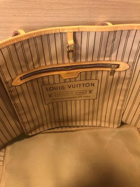 Louis VUITTON. Tote bag NEVERFULL large model monogramme…