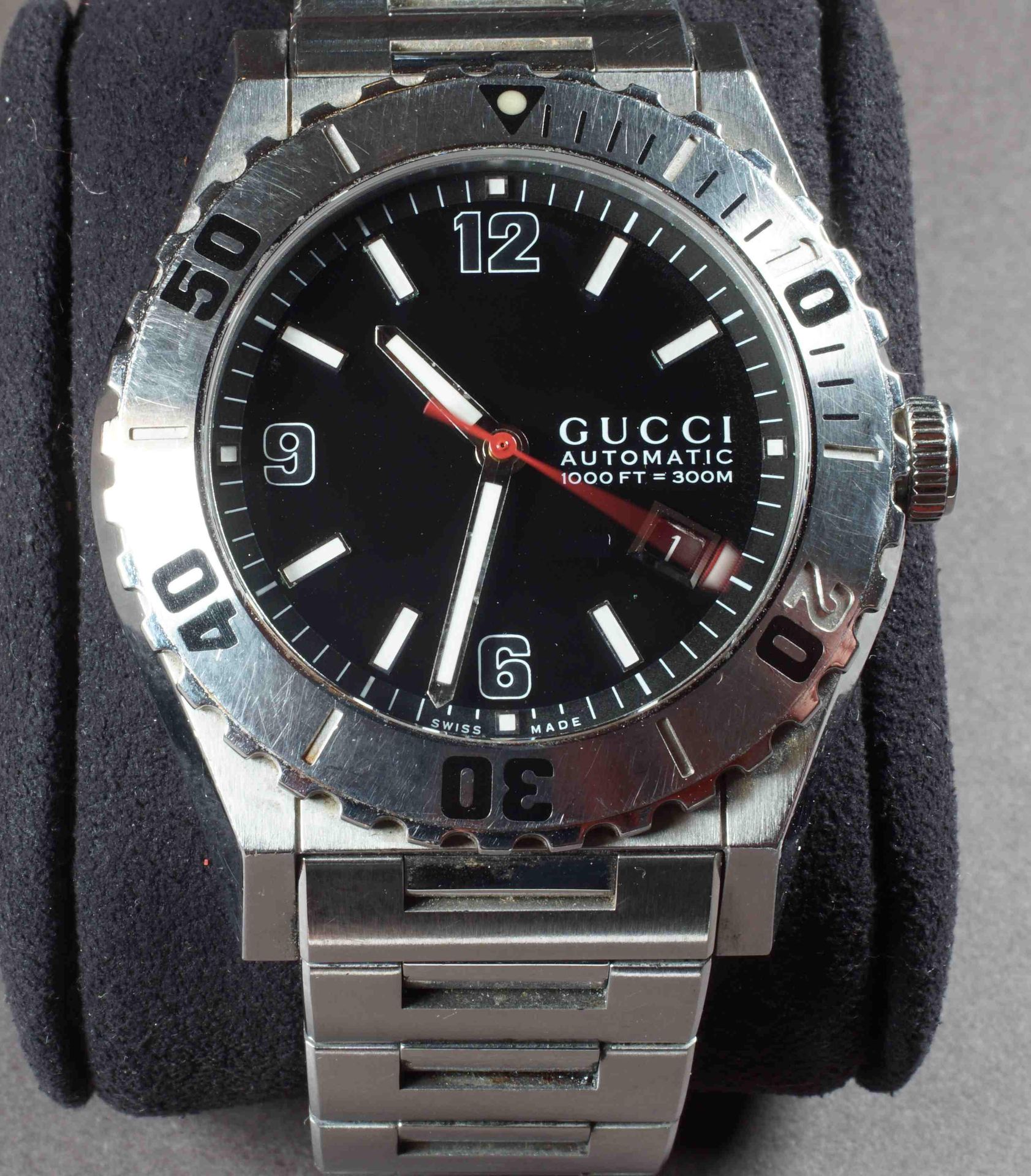 Null 
	GUCCI-Model PANTHEON XL. Ref. 115.2. Men's watch, steel case 42 mm. Steel&hellip;