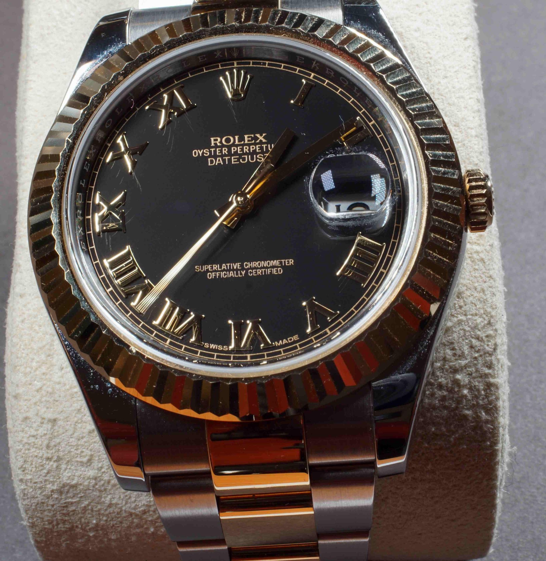 Null 
	ROLEX. Datejust ref. 116333 from 2010. 41 mm case with fixed fluted bezel&hellip;