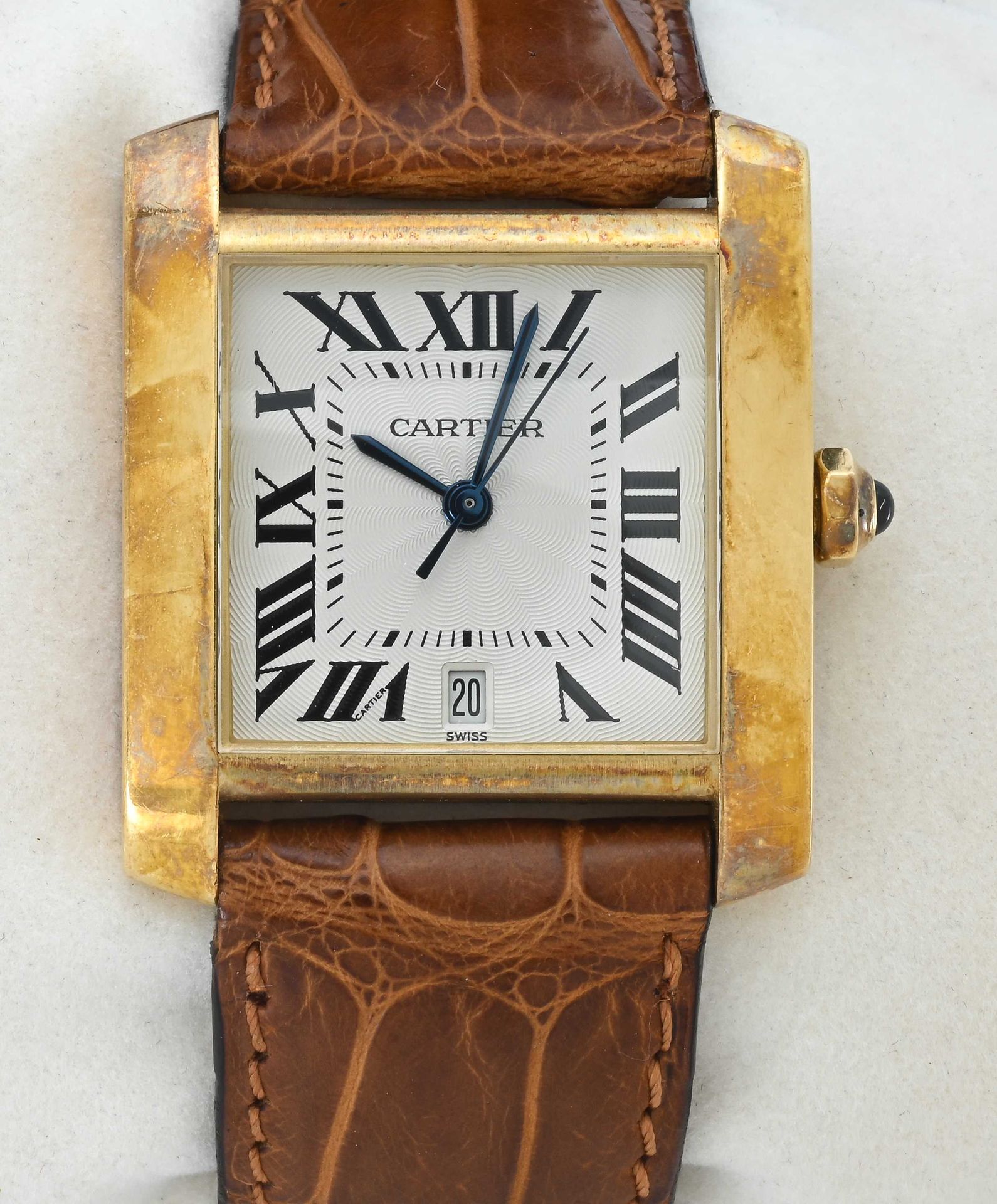 Null 
CARTIER. FRENCH TANK. Ref. 1840 in yellow gold 750°°° from the year 2000. &hellip;
