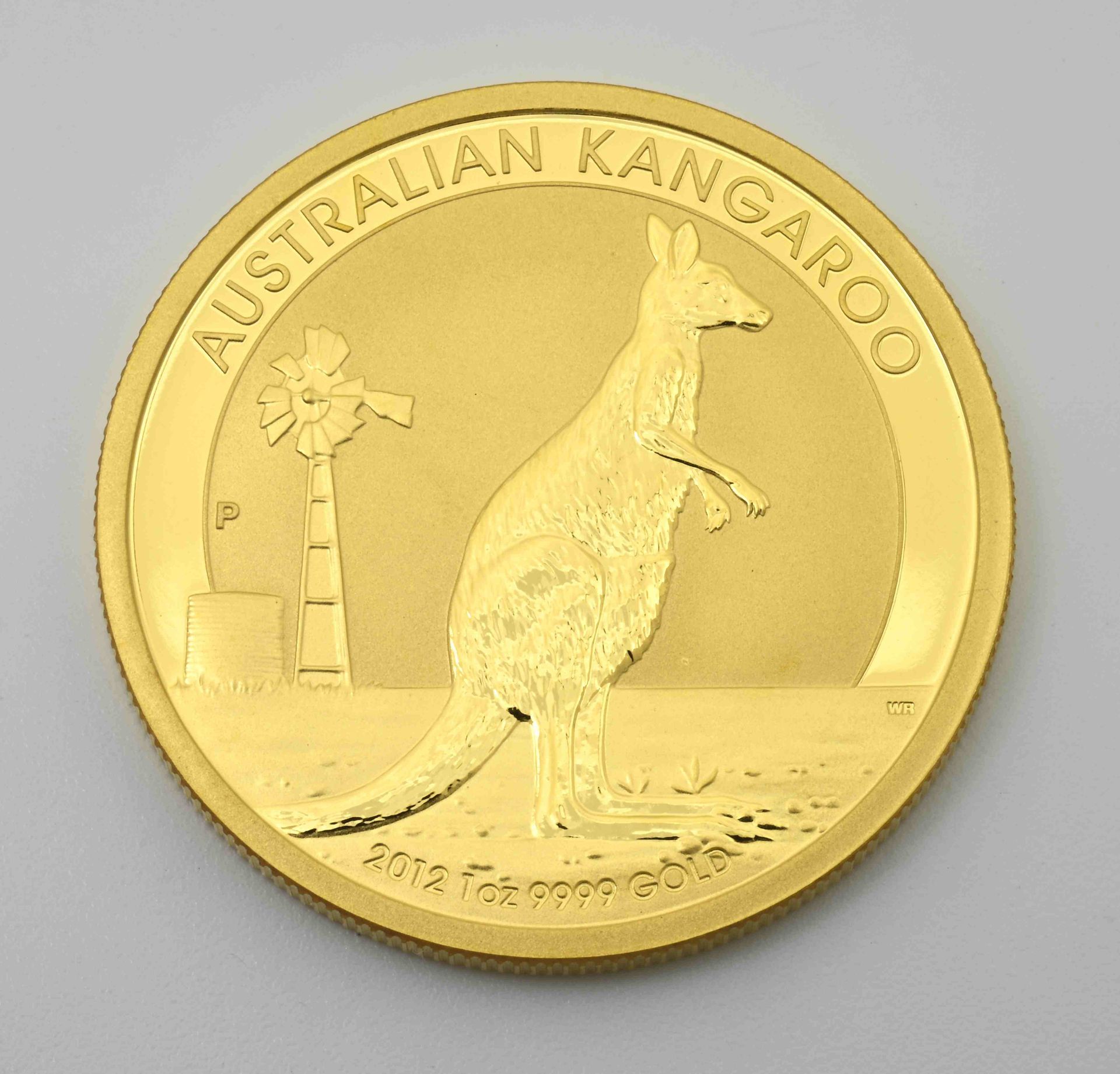 Null 澳大利亚的金块。珀斯澳大利亚100美元硬币，
一盎司9999纯金，年份2012。在单个胶囊的情况下。
 状况非常好。PN : 31,06 g。 	
M&hellip;