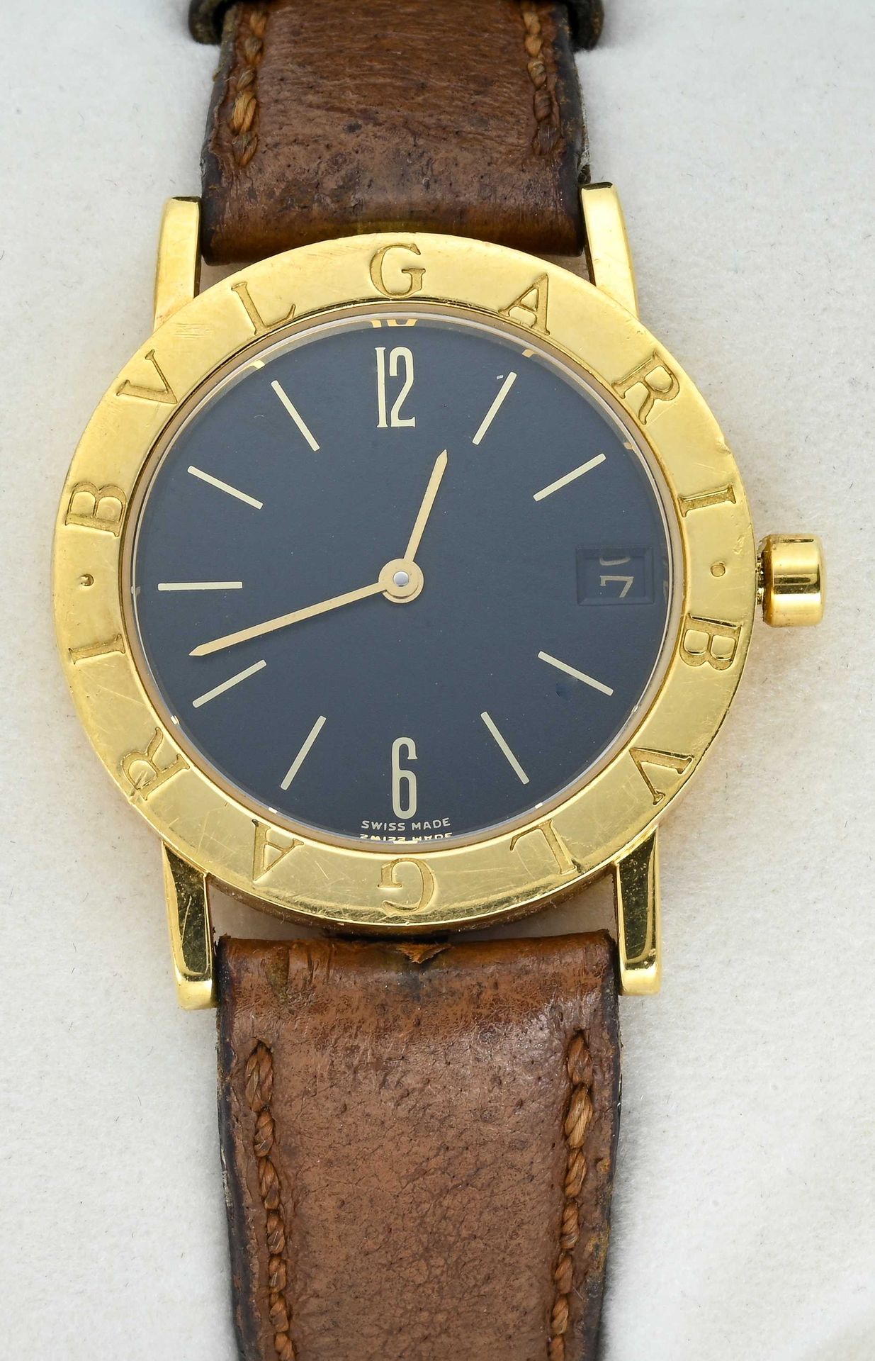 Null 
BULGARI. Modell Bulgari-Bulgari Ref. BB 30 GL. 

Rundes 30-mm-Gehäuse aus &hellip;