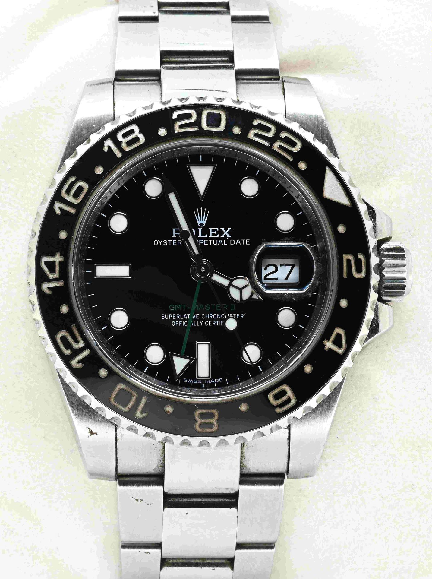 Null 
ROLEX. Men's chronometer OYSTER PERPETUAL DATE. GMT MASTER II.Ref. 116710L&hellip;