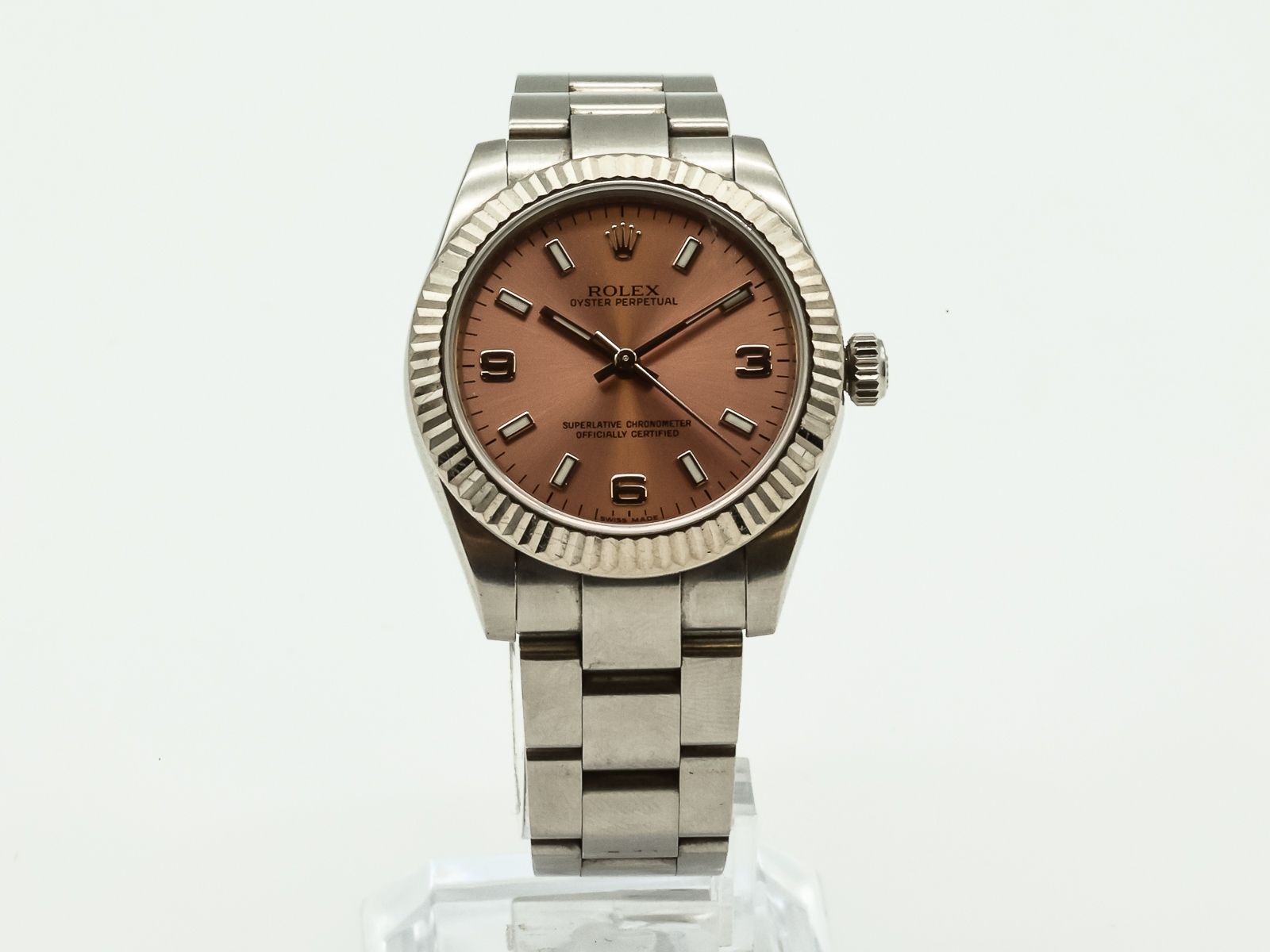 Null ROLEX Oyster Perpetual Ref.177234 Nr.G385292
Mid-size Armbanduhr aus Stahl.&hellip;