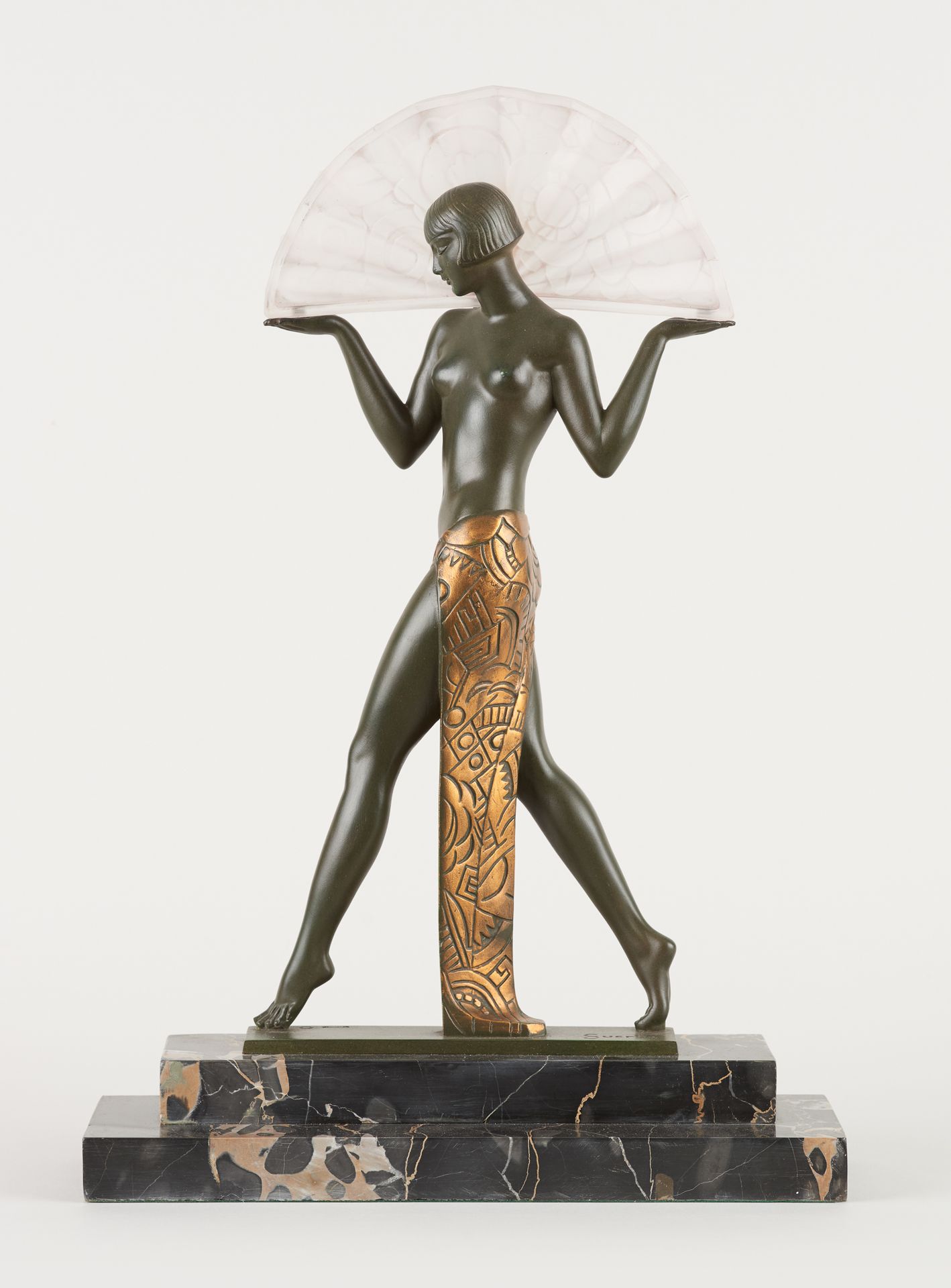 Raymonde GUERBE & Max LE VERRIER (École française 19/20e) 
Sculpture en bronze a&hellip;