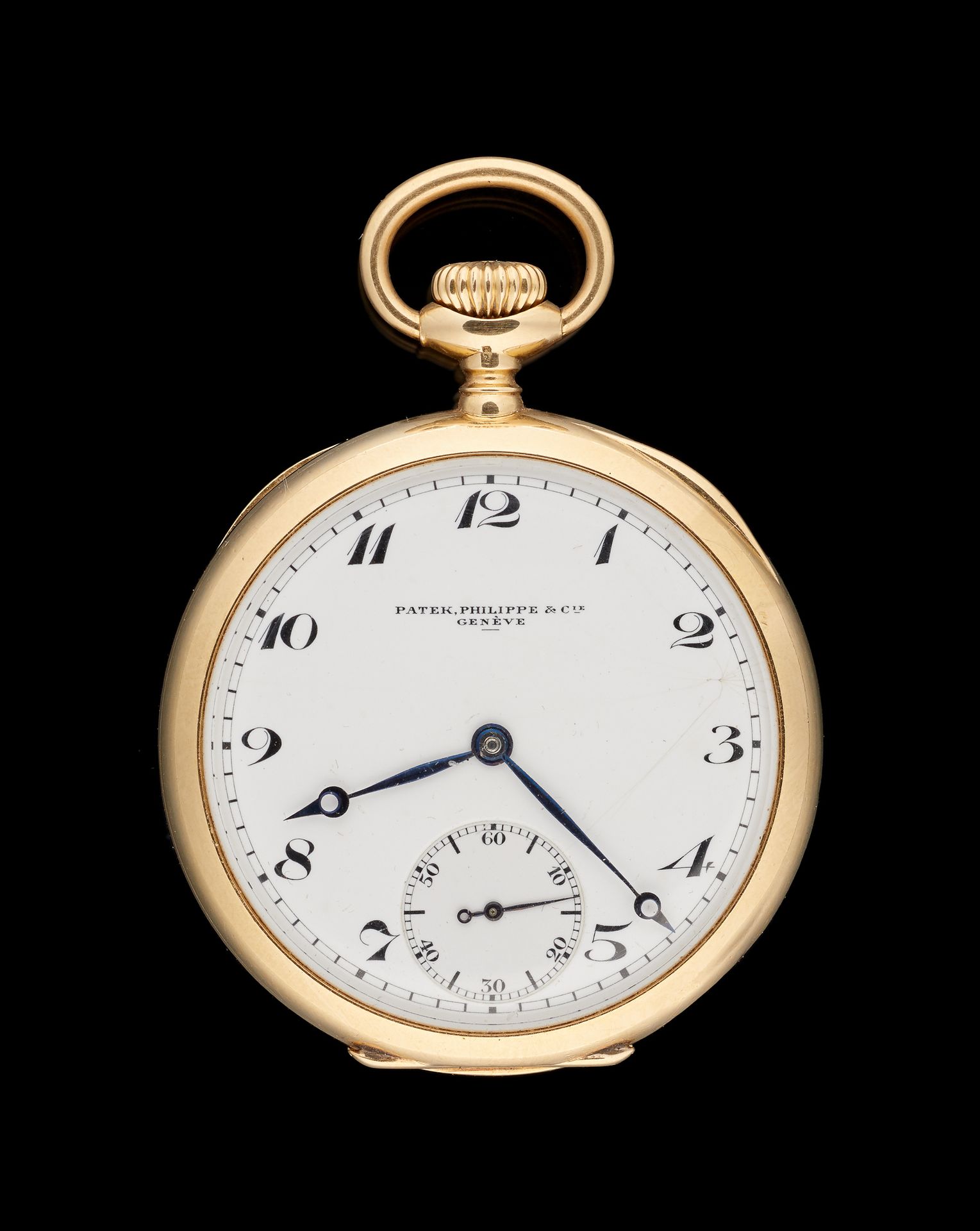 PATEK PHILIPPE. 
手表：黄金怀表，装在原来的表壳里。 





品牌 Patek Philippe & Cie 日内瓦。

(accident&hellip;