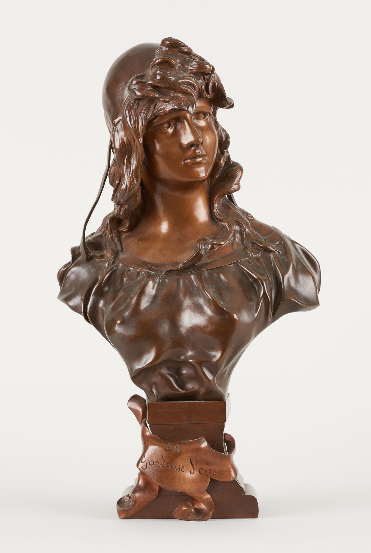 Antoine Joseph VAN DEN KERCKHOVE "NELSON" École belge (1849-c.1910) Bronze sculp&hellip;