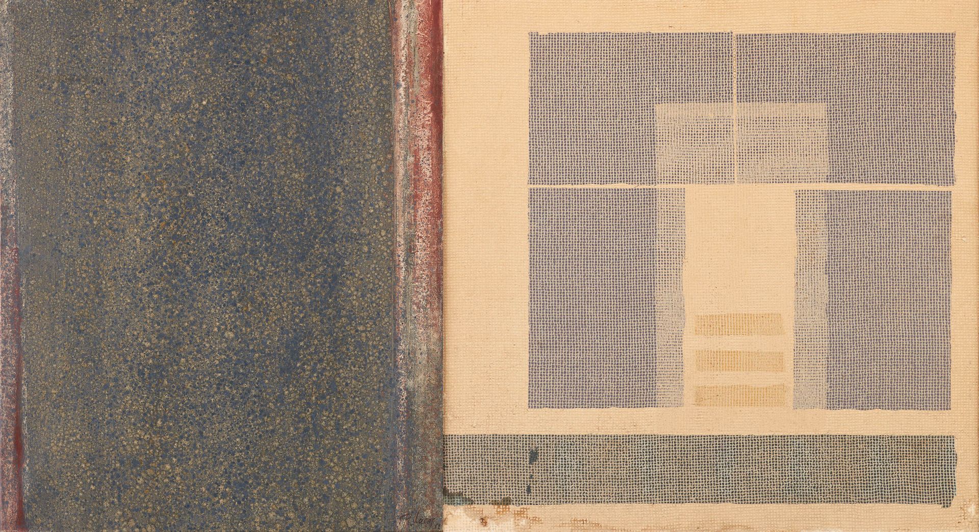 Richard LUCAS École belge (1925-1977) Óleo sobre lienzo (conjunto de dos): Compo&hellip;