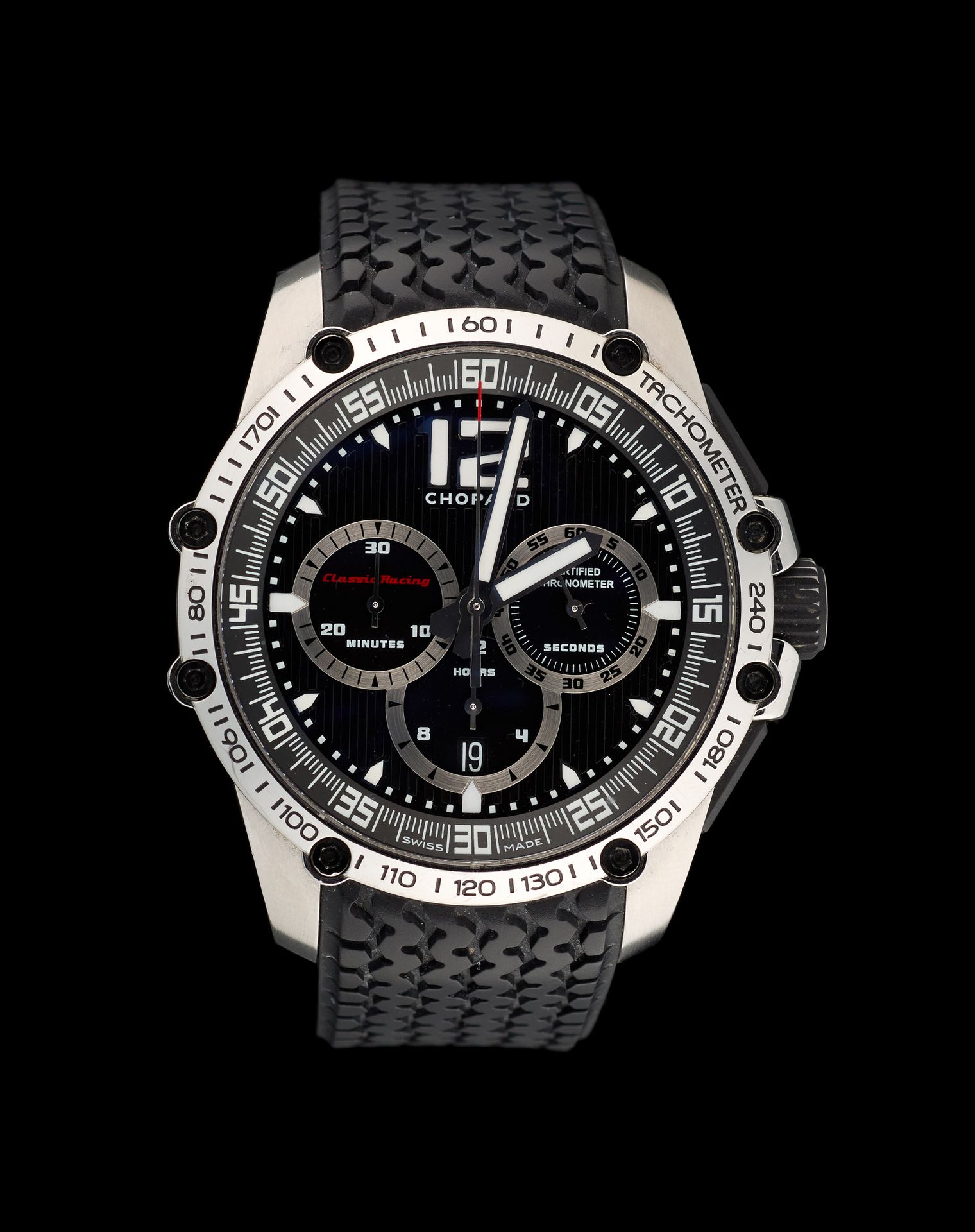 CHOPARD. Watches: Men's wristwatch in steel, automatic movement.

Chopard brand,&hellip;