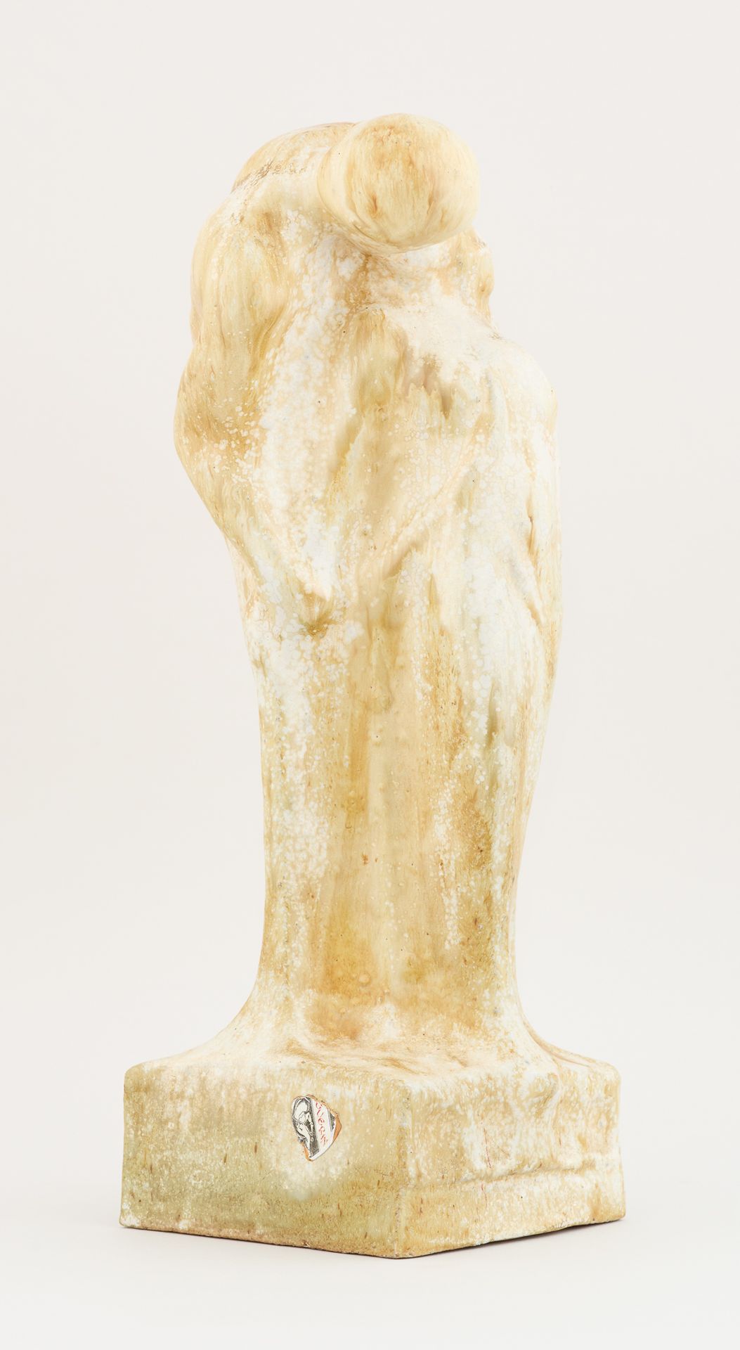 Roger GUERIN École belge (1896-1954) Keramik: Skulptur "Der Kuss" aus glasiertem&hellip;