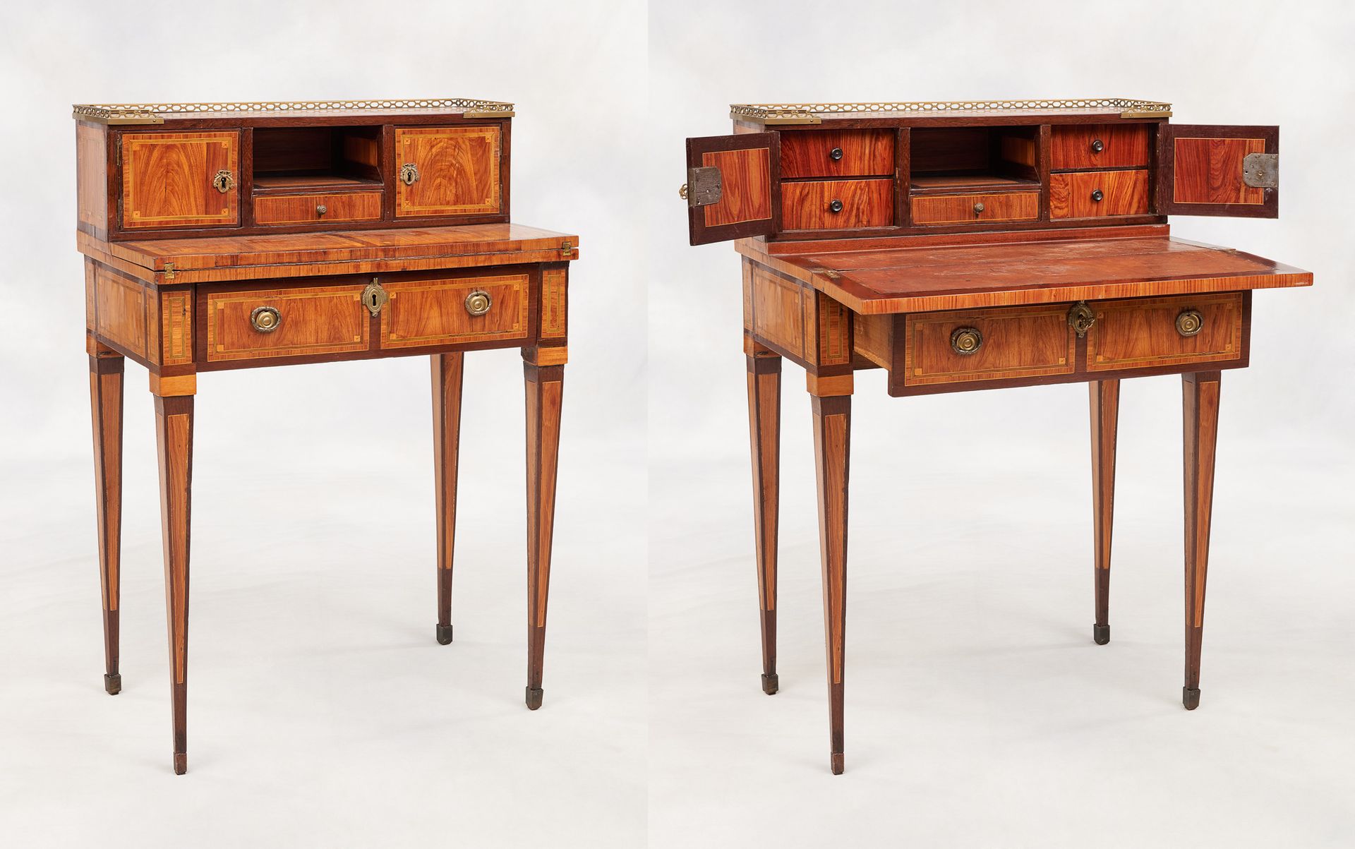 Travail français 18e. Piece of furniture: Elegant little happiness of the day in&hellip;