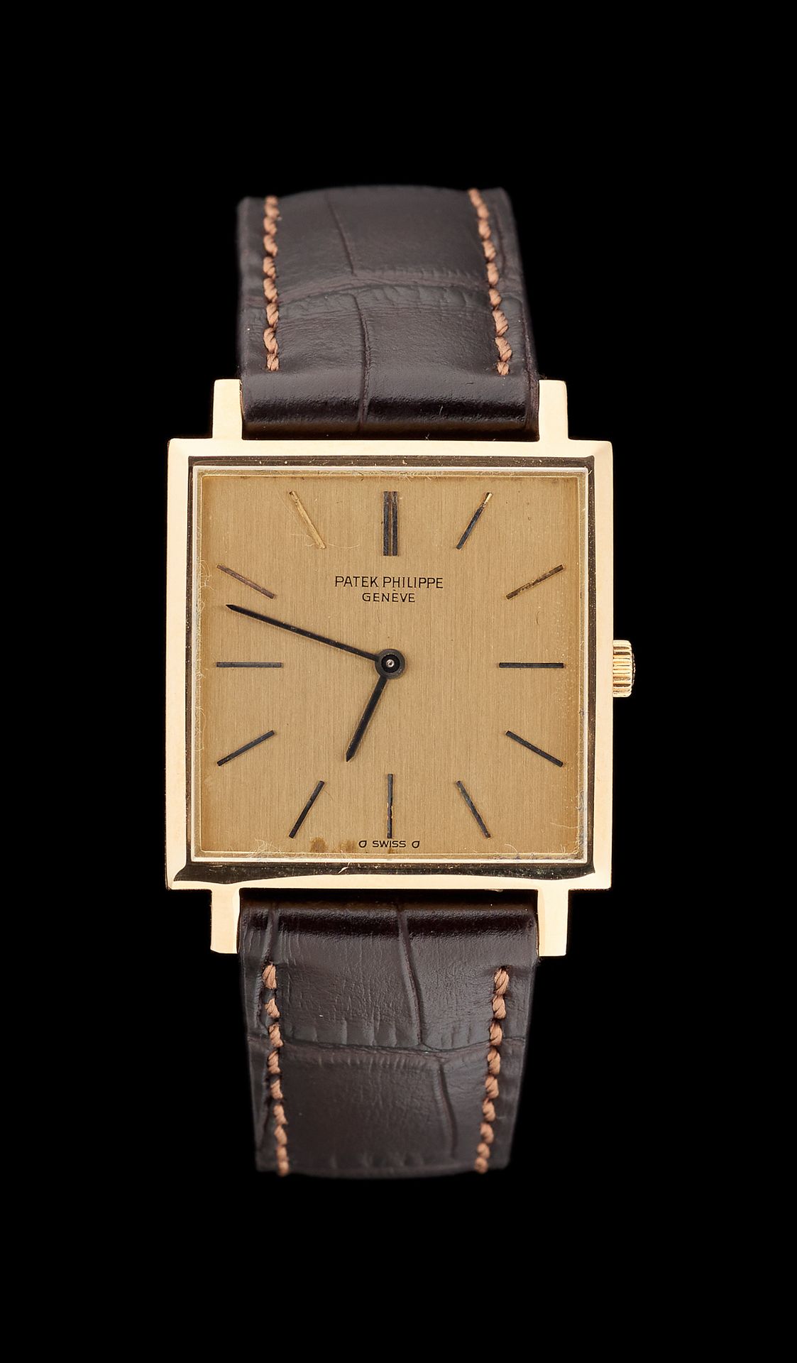 PATEK PHILIPPE. Watches: Yellow gold men's wristwatch with winding movement.

Pa&hellip;