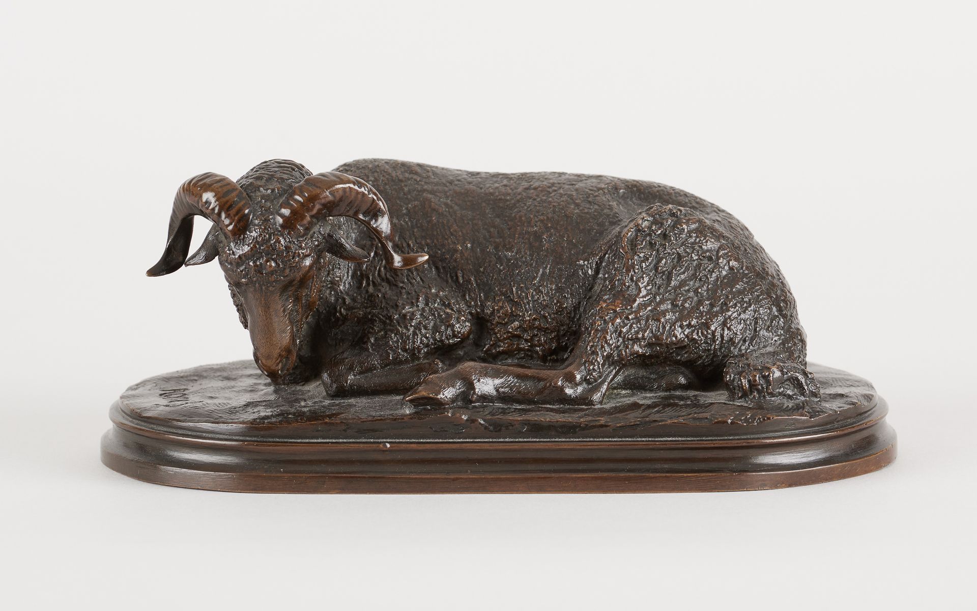 Rosa BONHEUR École française (1822-1899) Sculpture en bronze à patine brune nuan&hellip;