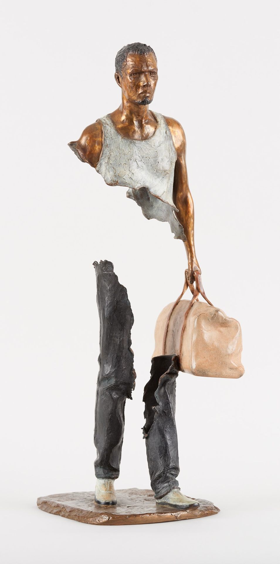 Bruno CATALANO École française (1960). Sculpture en bronze à multiples patines: &hellip;
