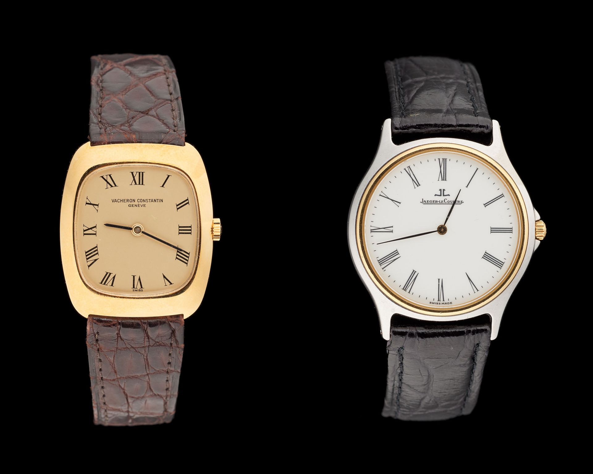 Vacheron & Constantin et Jaeger LeCoultre. Horlogerie: Montres-bracelets (lot de&hellip;