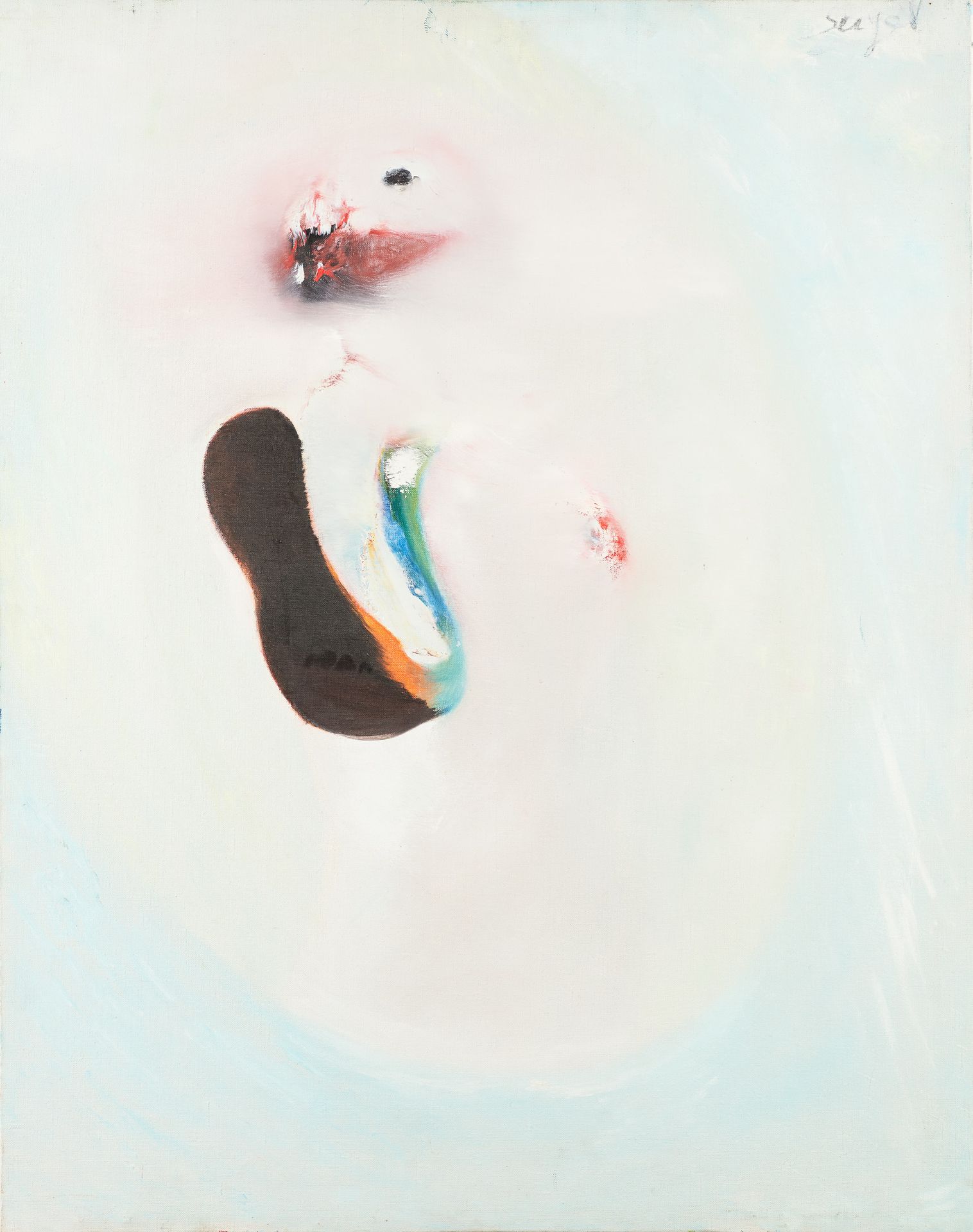 Serge VANDERCAM École belge (1924-2005) Oil on canvas: Composition.

Signed: Ser&hellip;