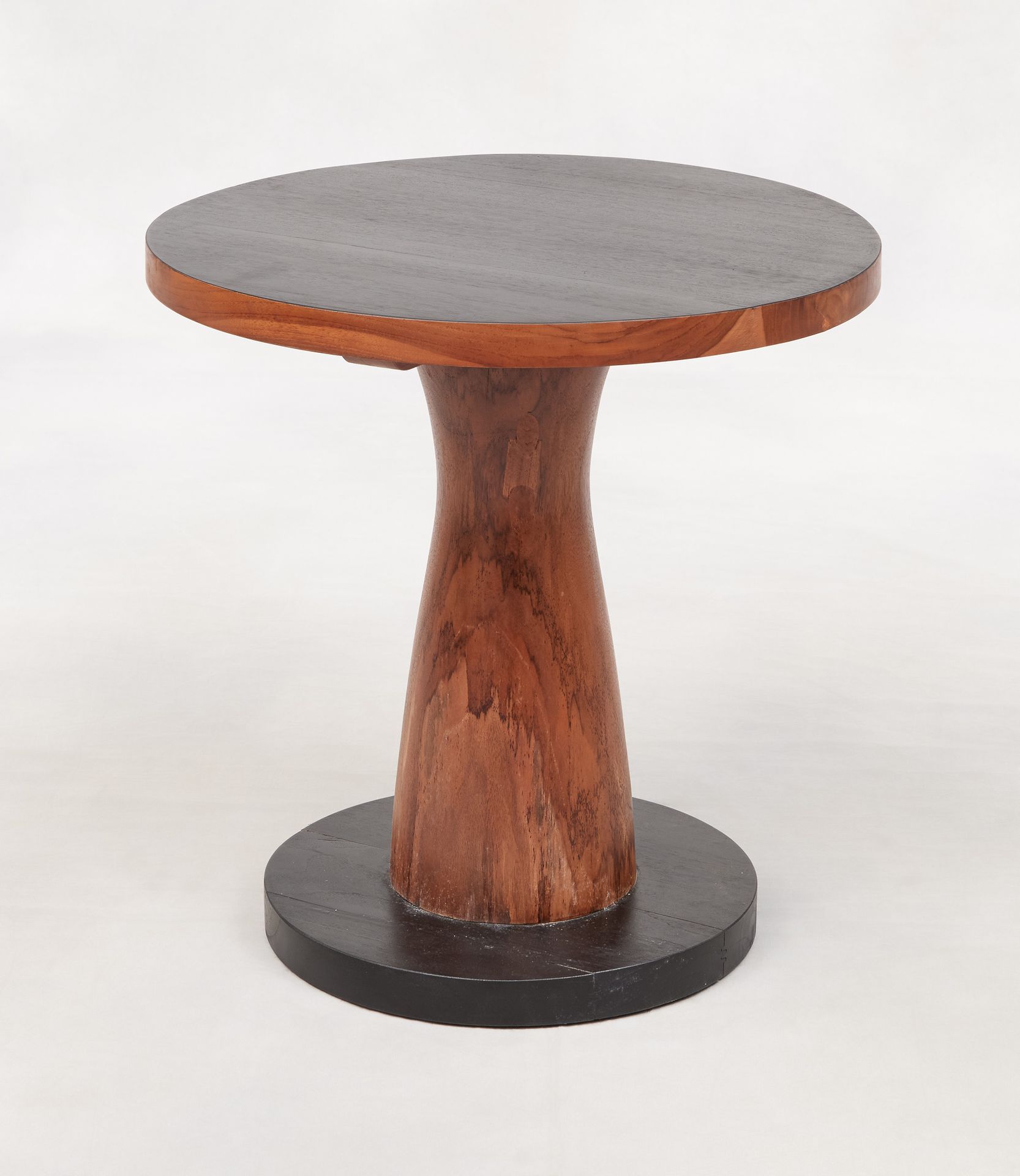 Olivier DE SCHRIJVER École belge (1958). Piece of furniture: Side table in wood,&hellip;