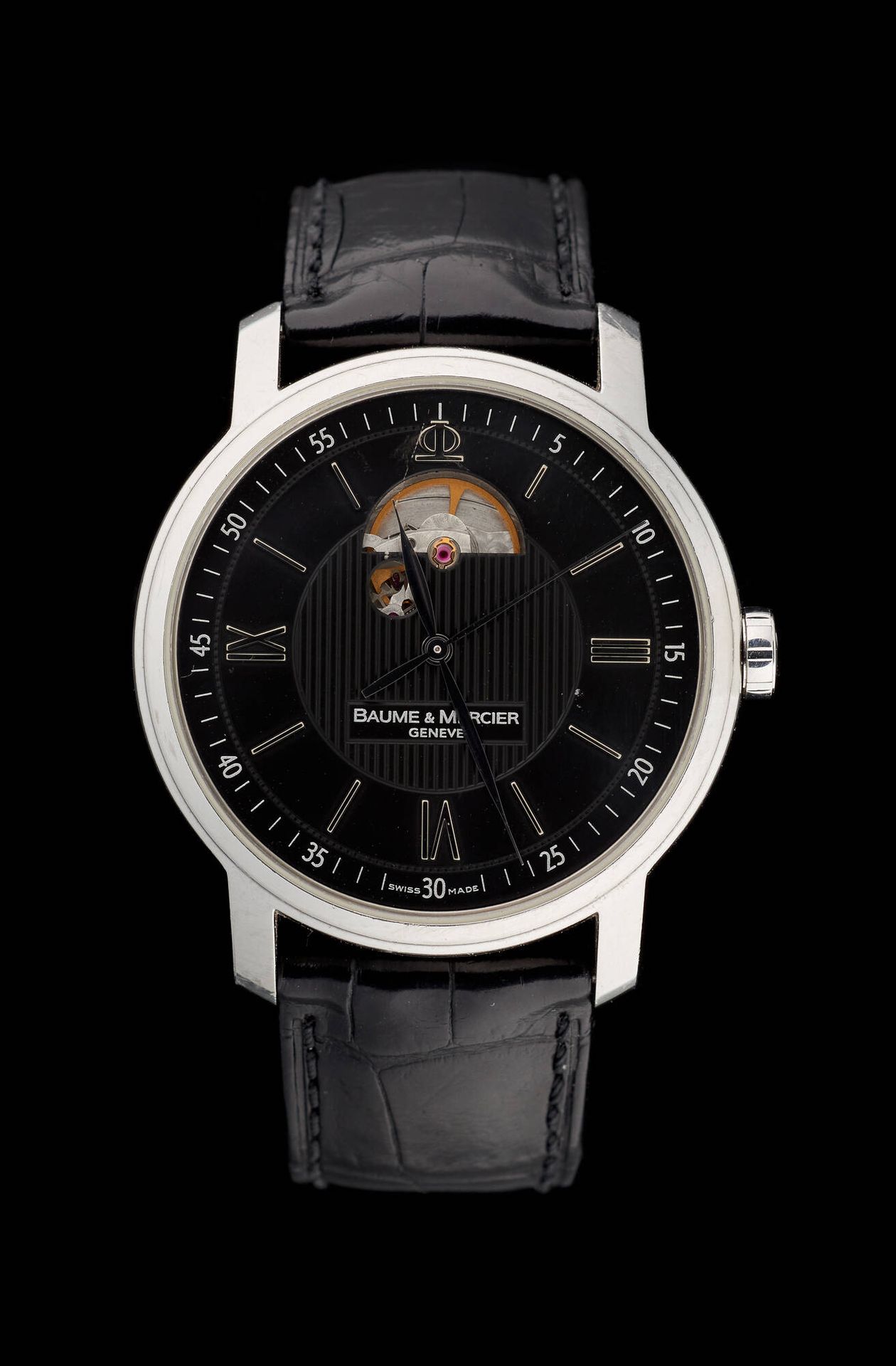 Baume & Mercier. Relojes: Reloj de pulsera de caballero en acero, movimiento aut&hellip;