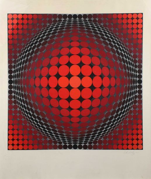 Null Victor VASARELY (Pécs 1906- Paris 1977)

"Composition géométrique"

Lithogr&hellip;