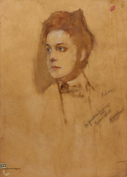 Philip de LÁSZLÓ (Budapest,1869 - Londres,1937) "Baronne Hugo von Reischach, née&hellip;