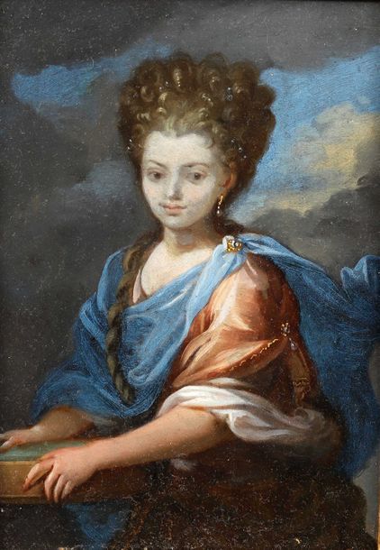 ÉCOLE ITALIENNE FIN DU XVIIE SIÈCLE "Portrait de jeune-fille"

Huile sur cuivre.&hellip;