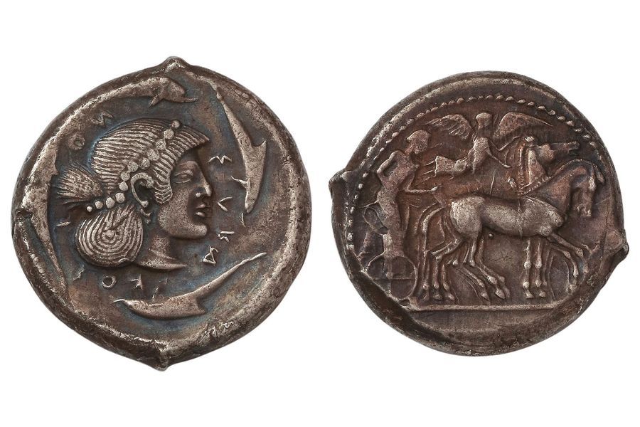MONNAIES GRECQUES MONNAIES GRECQUES 

SICILE 

Syracuse, règne de Gélon (485-479&hellip;