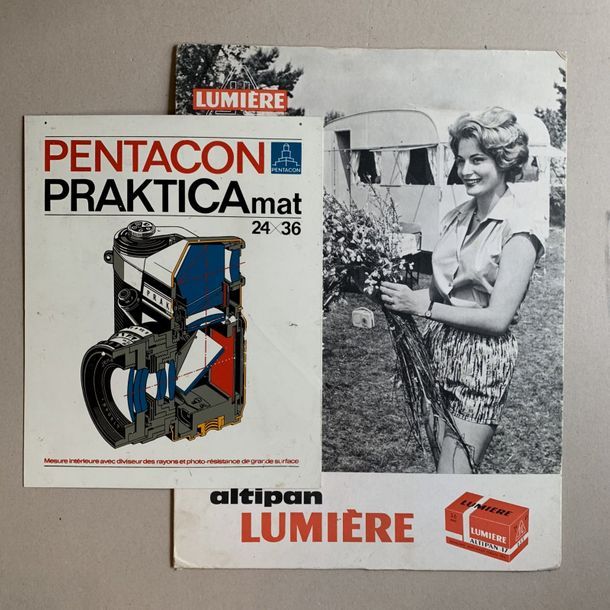 Null Ensemble de quatres publicités diverses : Guilleminot, Pentacon et Lumière.