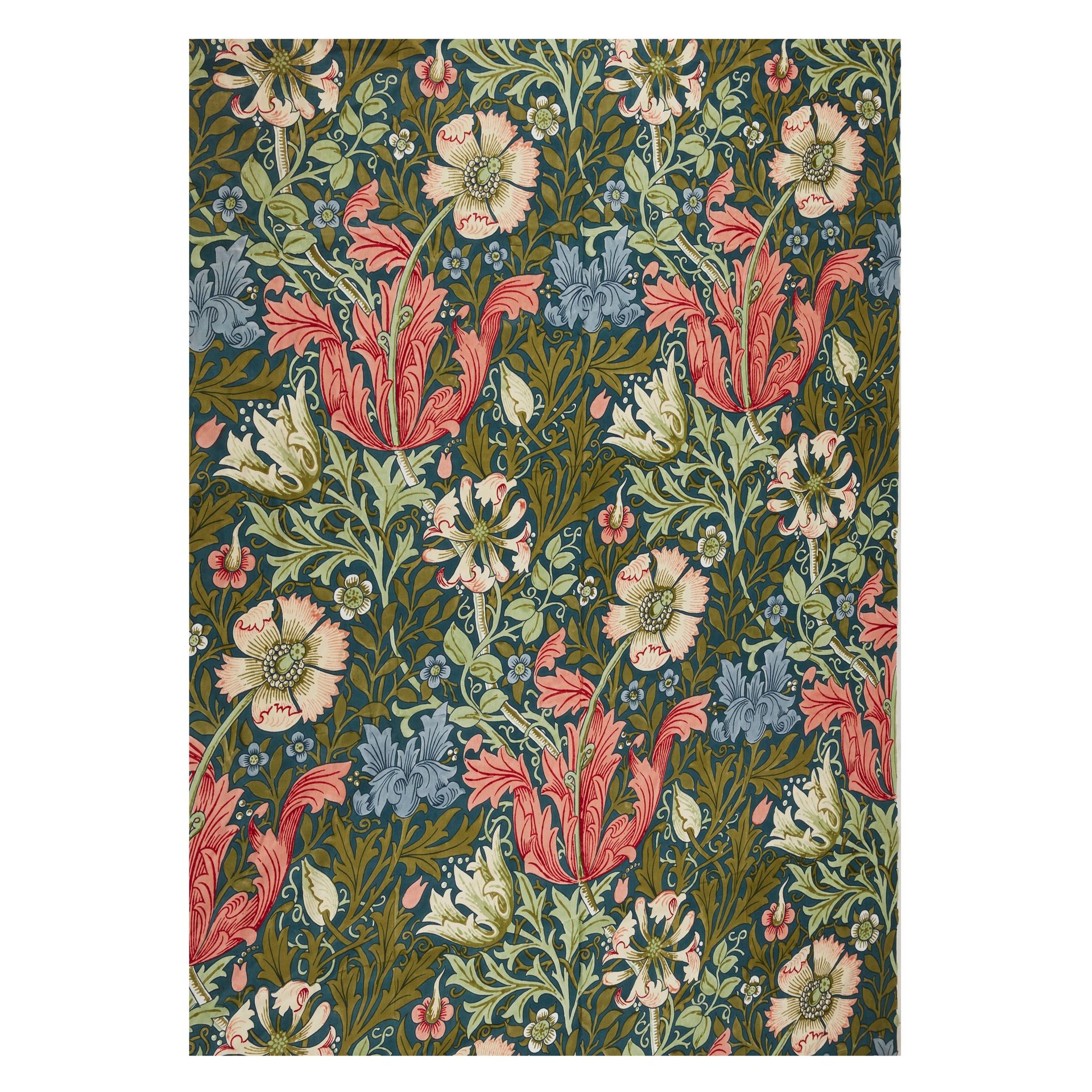 WILLIAM MORRIS (1834-1896) TWO BOLTS OF FABRIC, LATE 20TH CENTURY Algodón estamp&hellip;