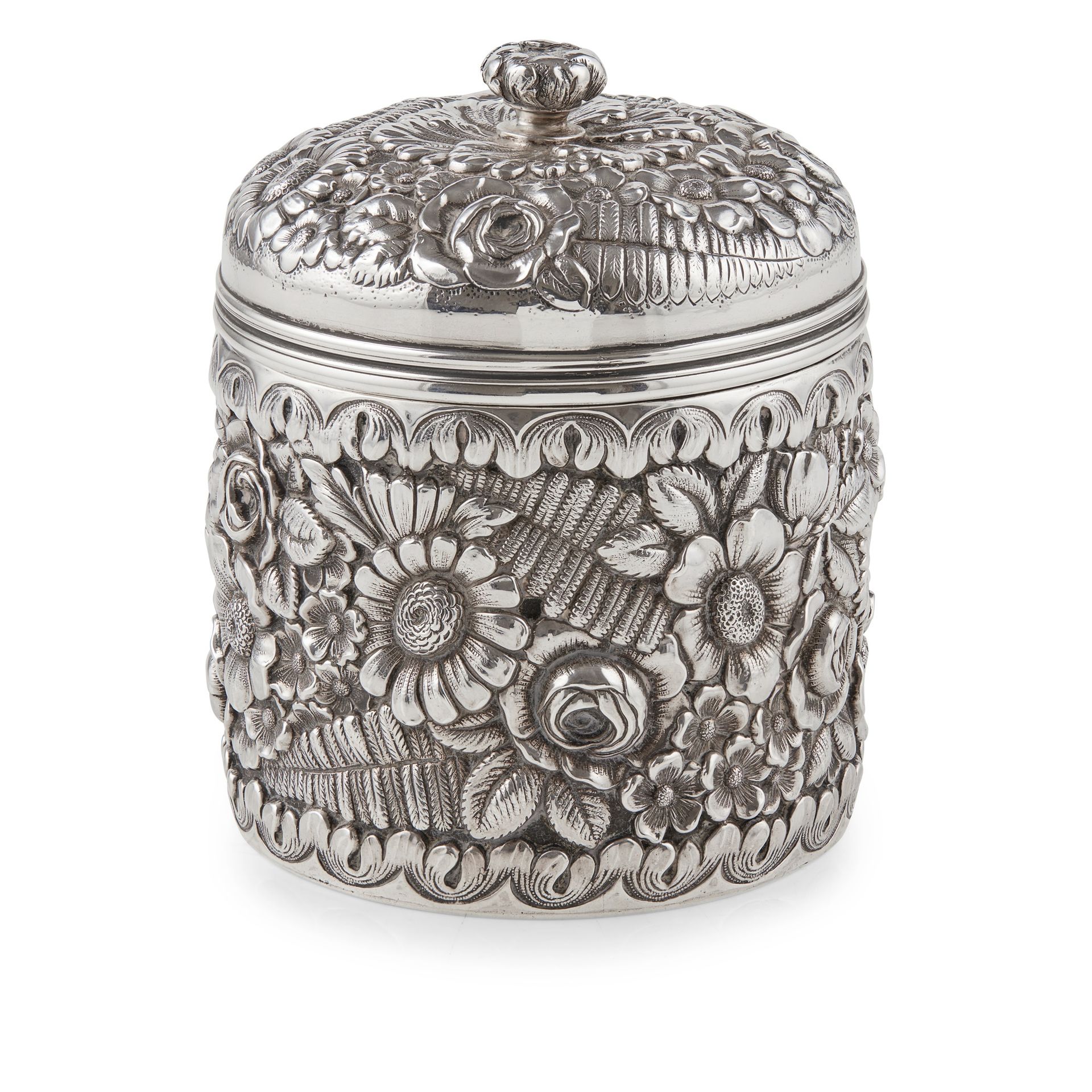 TIFFANY & CO., NEW YORK BOX & COVER, CIRCA 1906 argent sterling, avec intérieur &hellip;