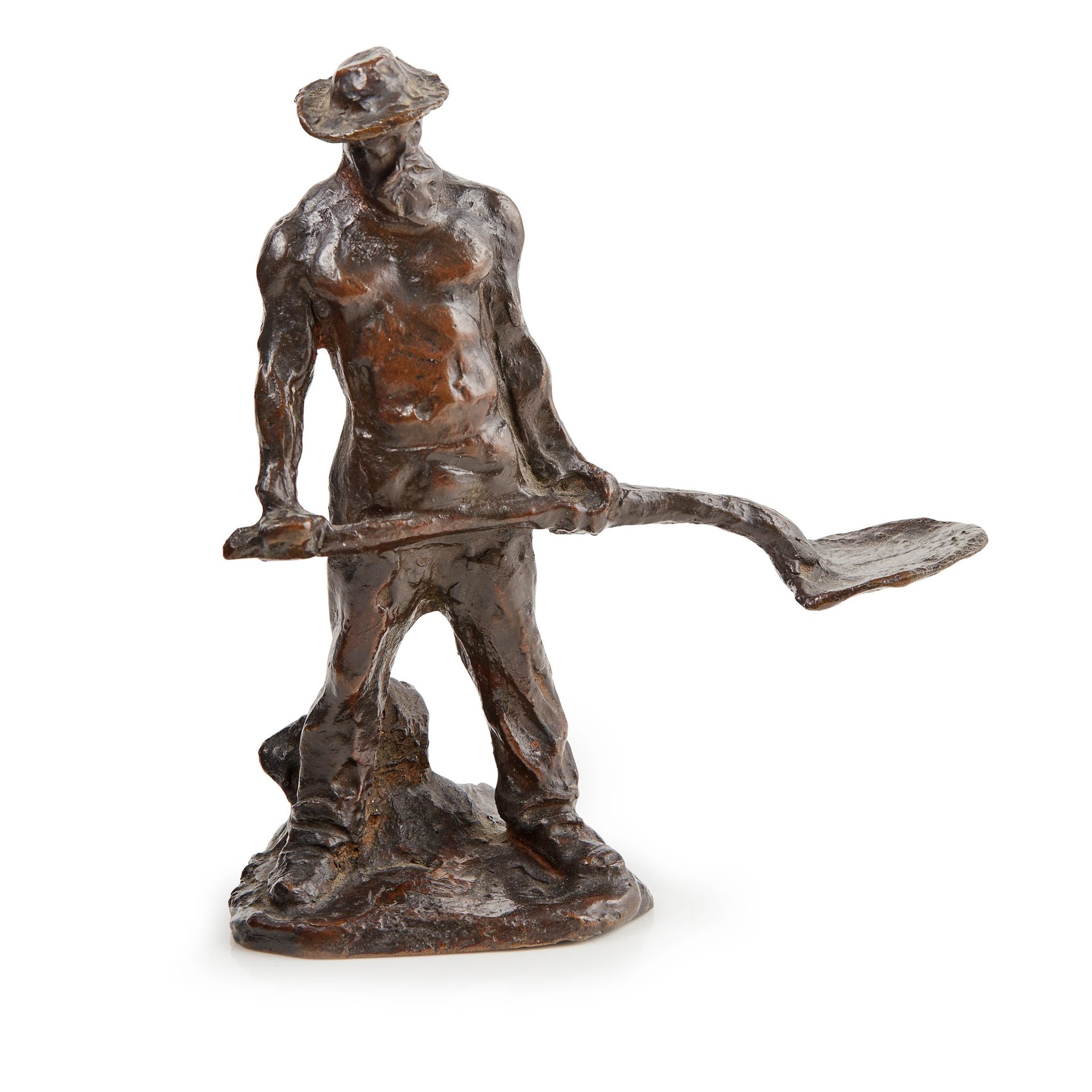 AIMÉ-JULES DALOU (1838-1902) ‘TERRASSIER’ bronce, firmado DALOU/ CIRE PERDU (ind&hellip;