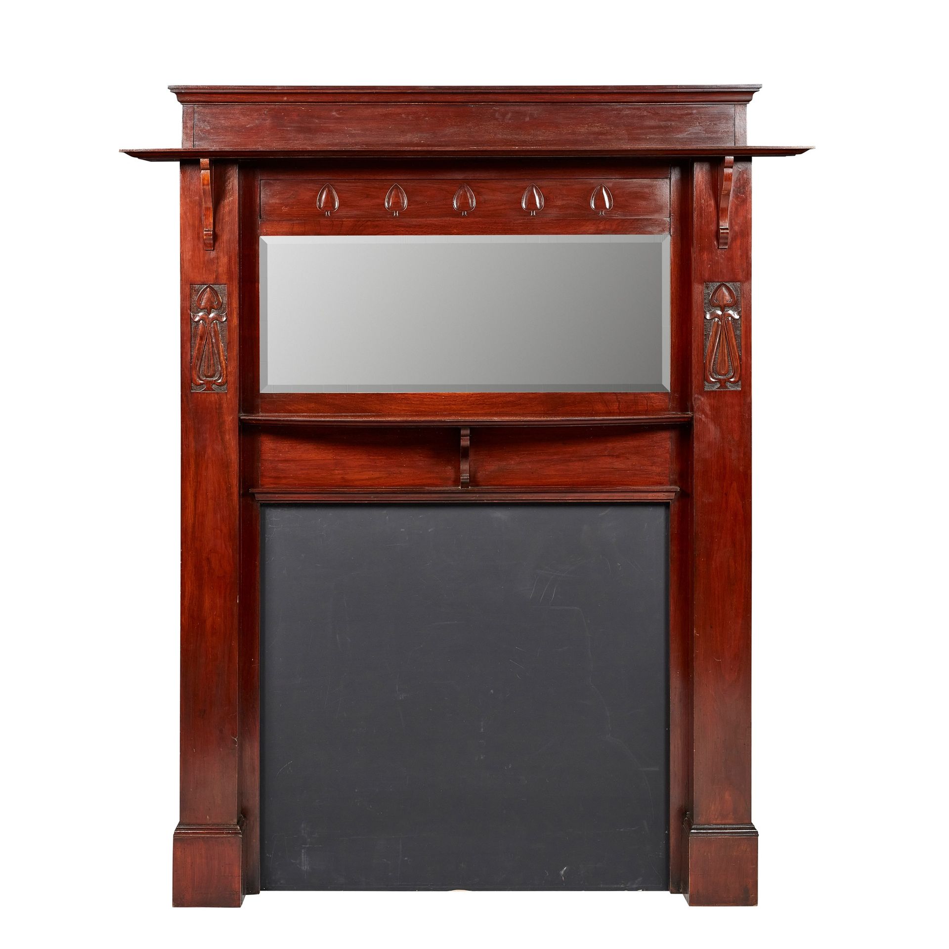 MANNER OF E. A. TAYLOR FOR WYLIE & LOCHHEAD GLASGOW SCHOOL FIRE SURROUND AND OVE&hellip;