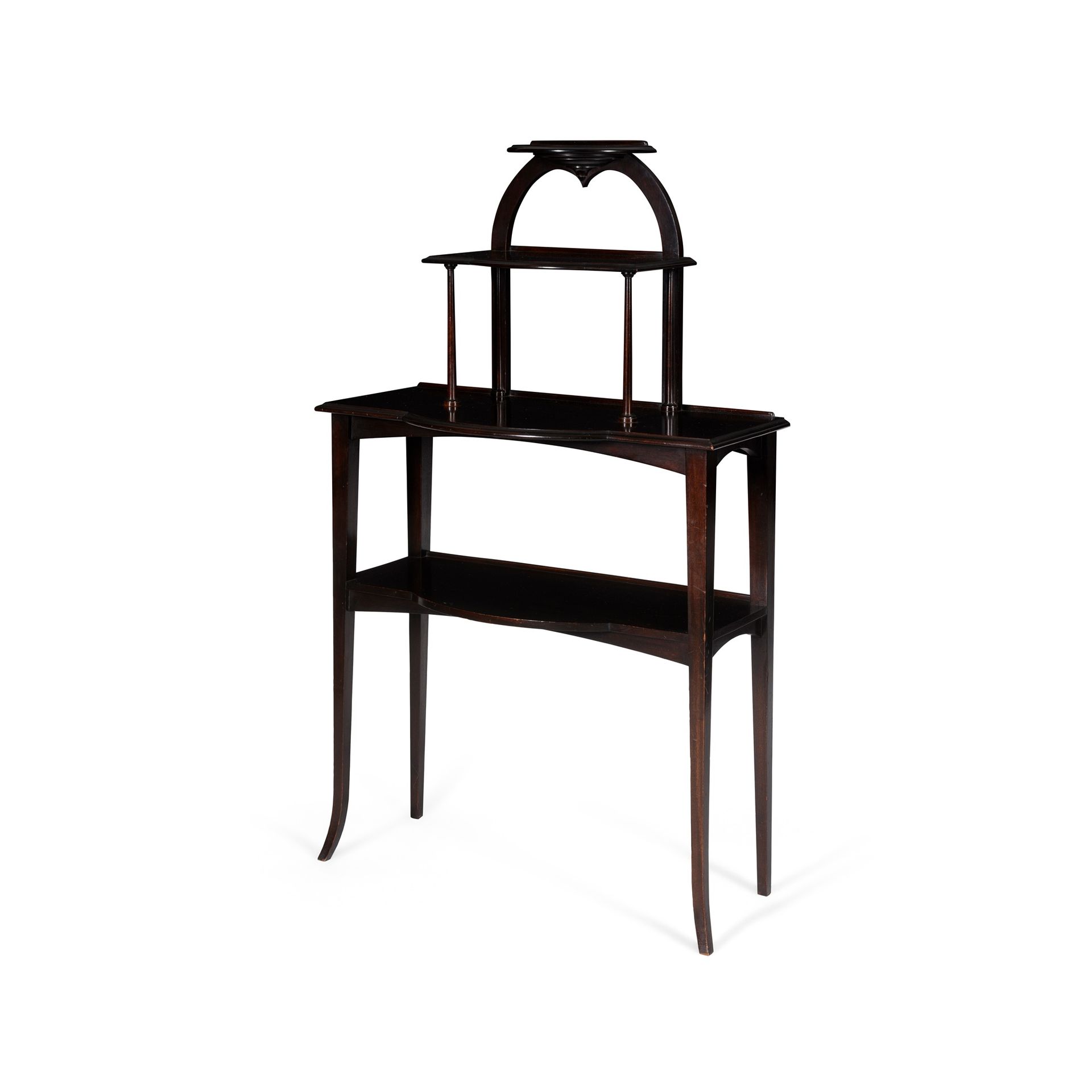 MANNER OF GEORGE WALTON ETAGERE, CIRCA 1910 stained mahogany (Dimensions: 80.5cm&hellip;