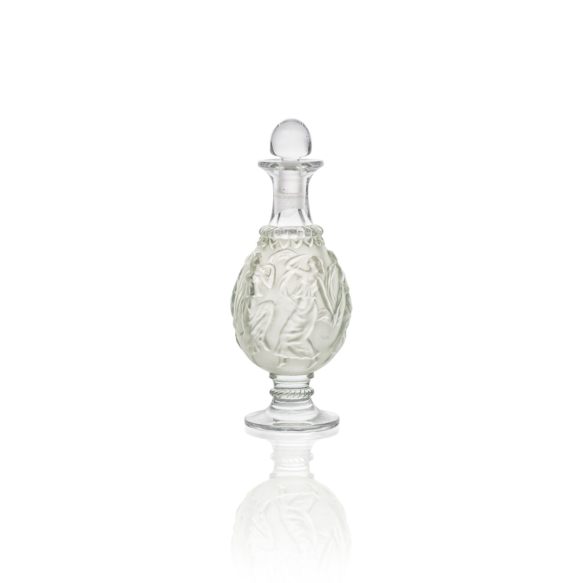 ‡ Lalique MADRIGAL SCENT BOTTLE, MOLINARD 
designed 1944 clear, frosted and gree&hellip;
