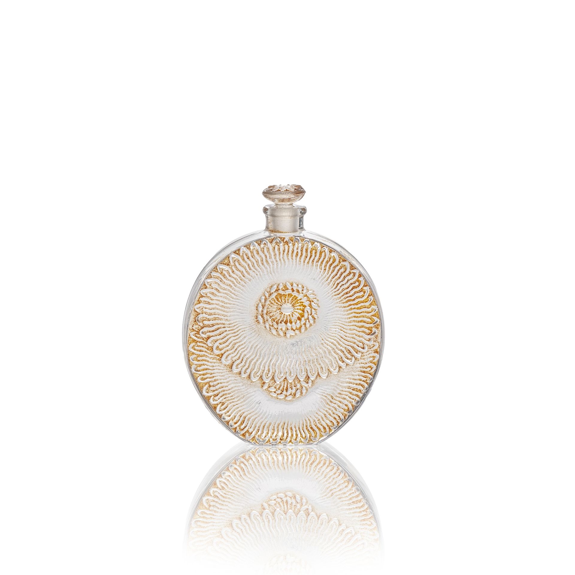 ‡ René Lalique (French 1860-1945) PAVOTS D'ARGENT SCENT BOTTLE, ROGER & GALLET -&hellip;