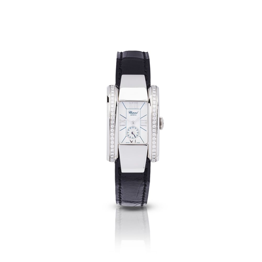 Chopard: A diamond-set wristwatch La Strada modèle 8357, boîtier en acier inoxyd&hellip;